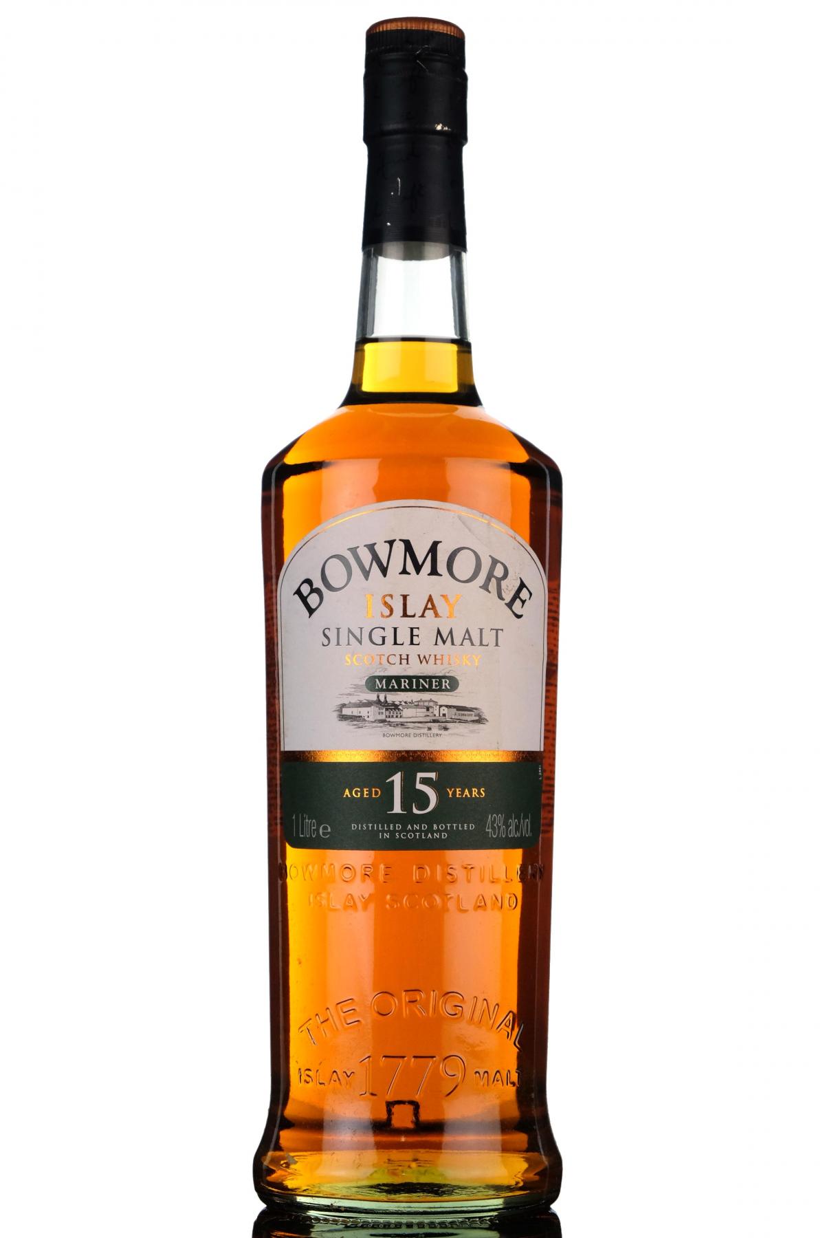 Bowmore 15 Year Old - Mariner - 1 Litre