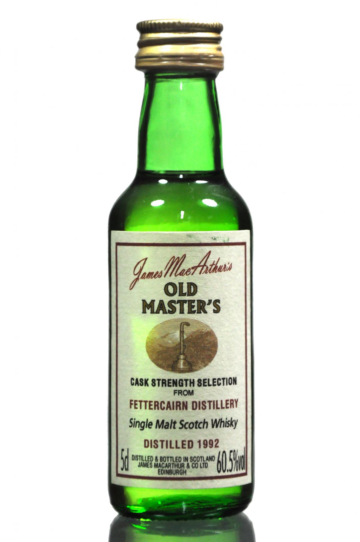 Fettercairn 1992 - James MacArthur - Old Masters Miniature