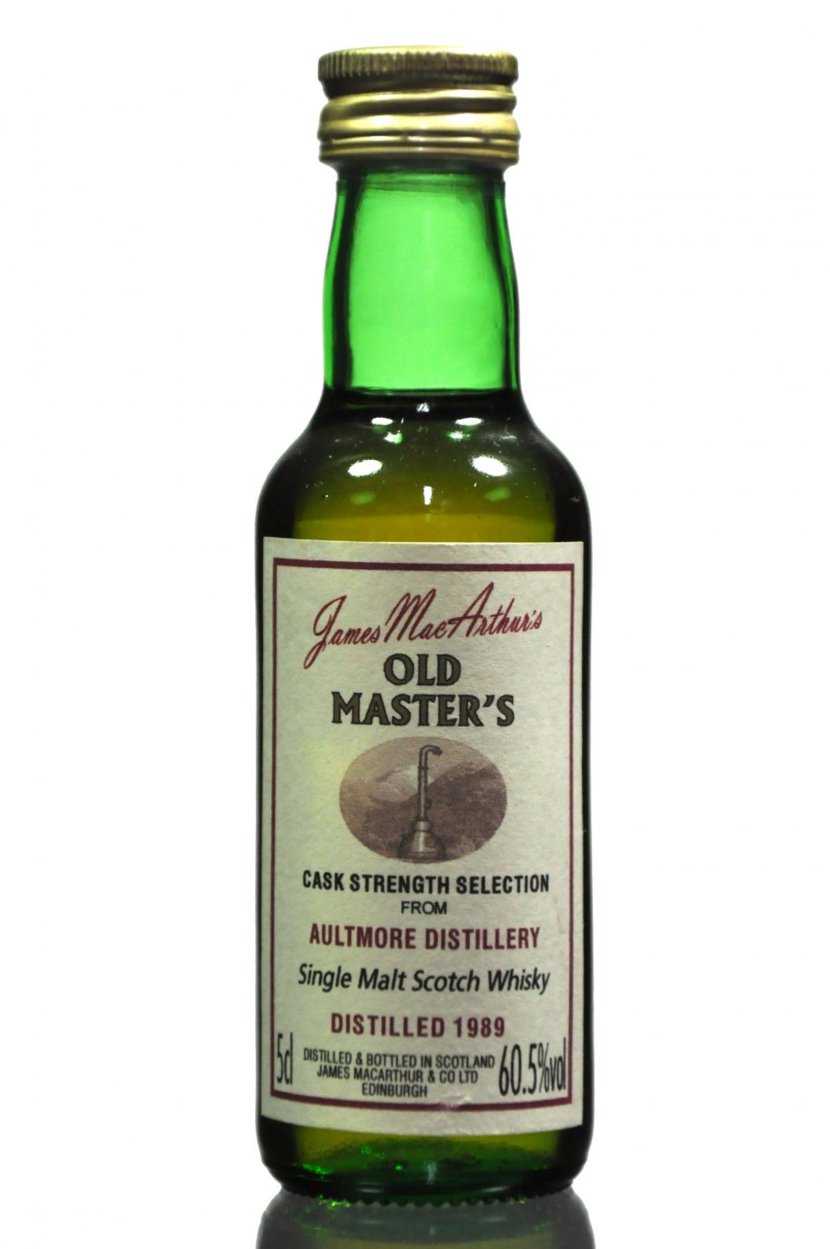 Aultmore 1989 - James MacArthur - Old Masters Miniature