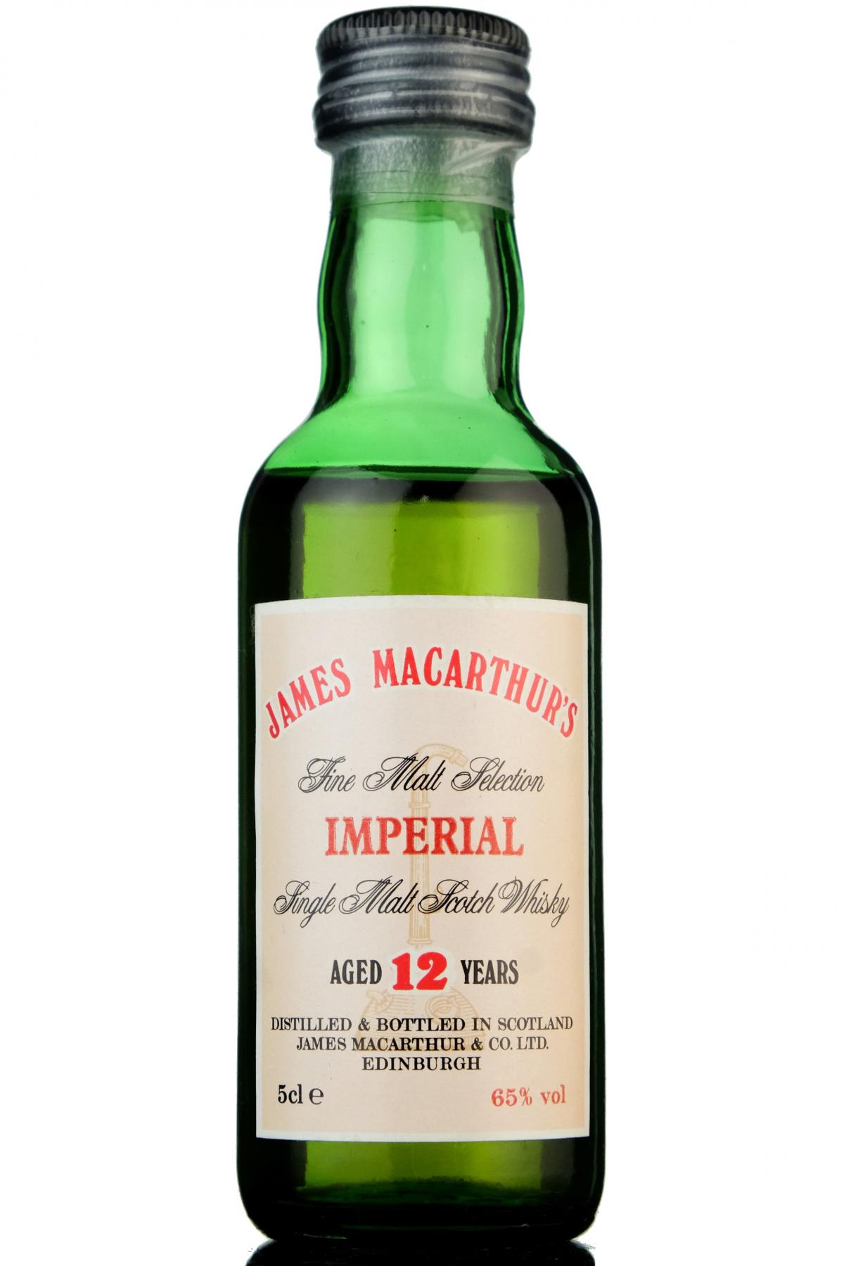 Imperial 12 Year Old - James MacArthur - Fine Malt Selection Miniature