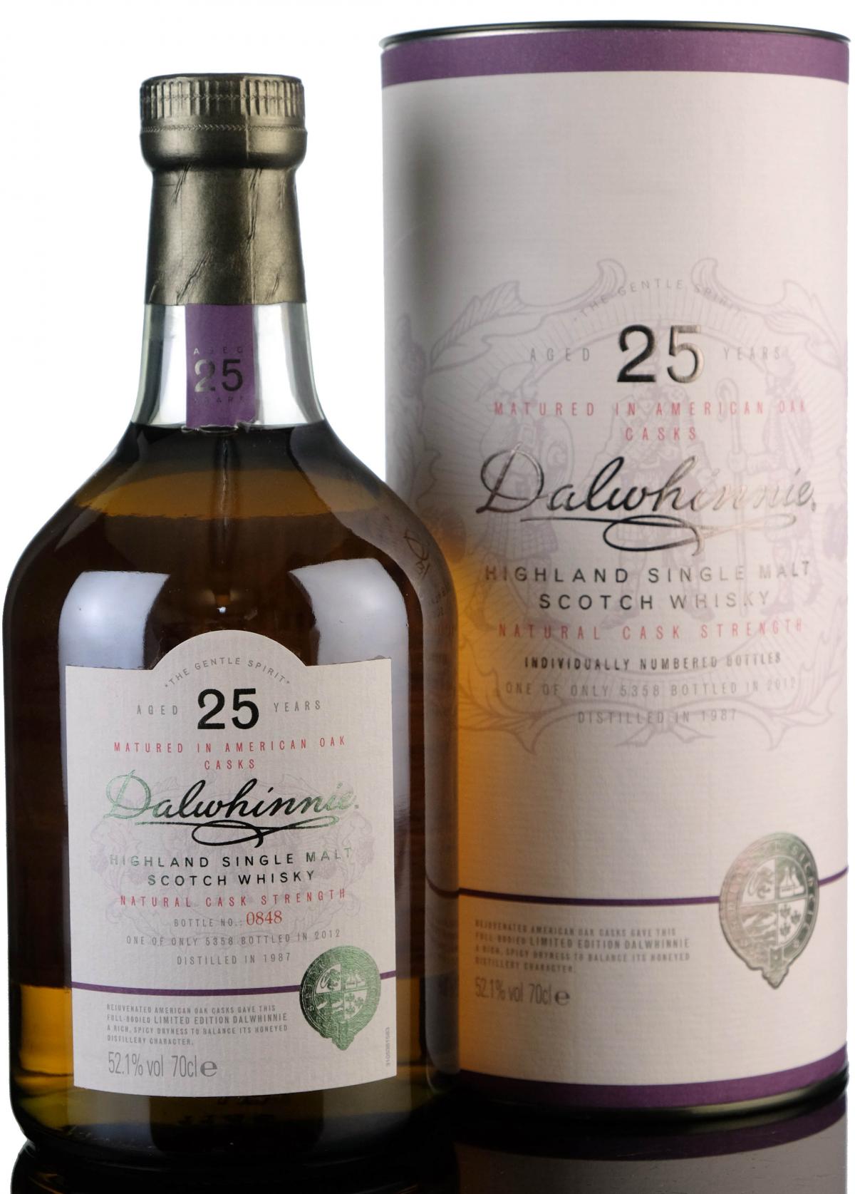 Dalwhinnie 1987-2012 - 25 Year Old