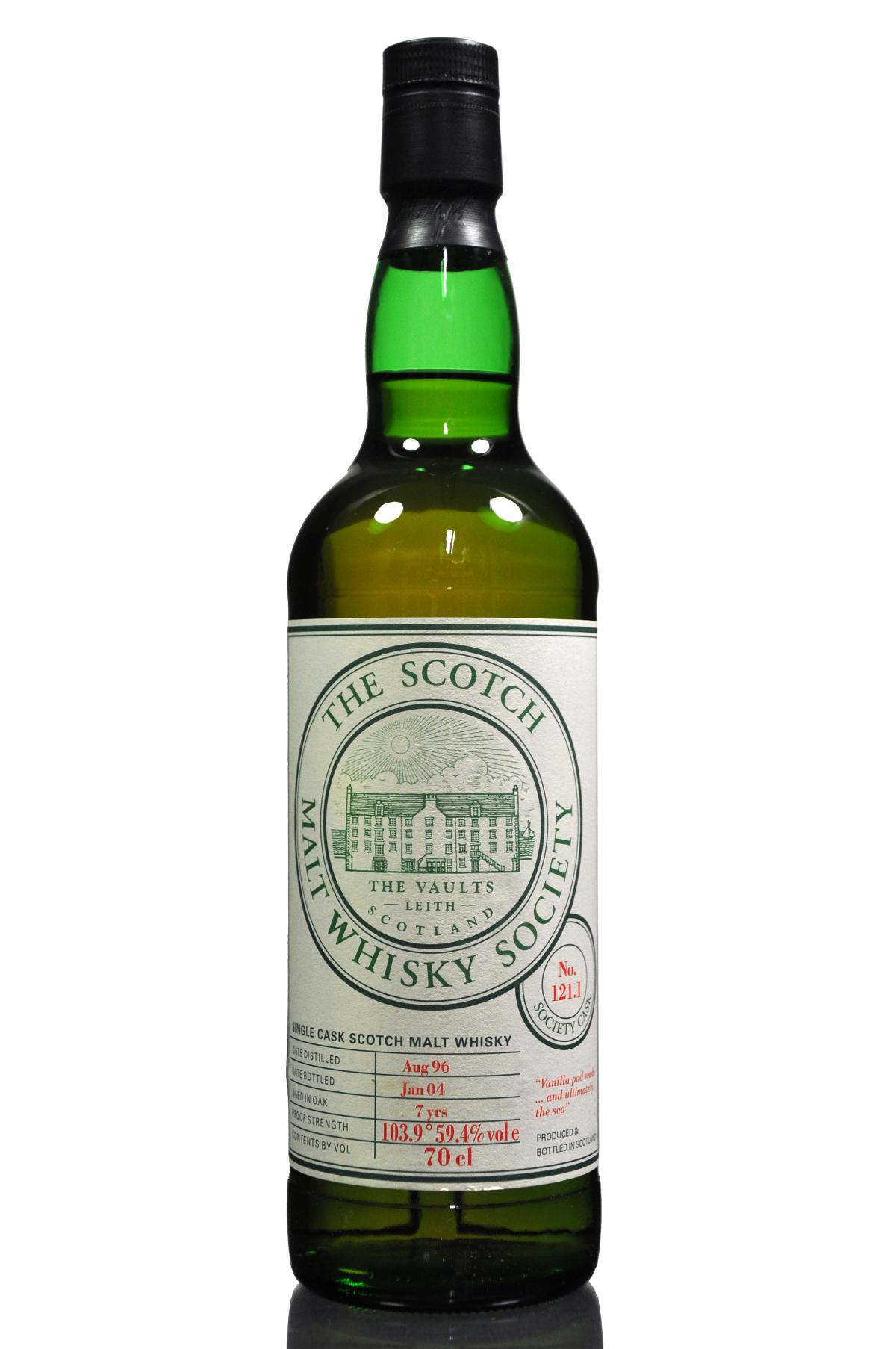 Arran 1996-2004 - 7 Year Old - SMWS 121.1 - Vanilla Pod Seeds & Ultimately The Sea