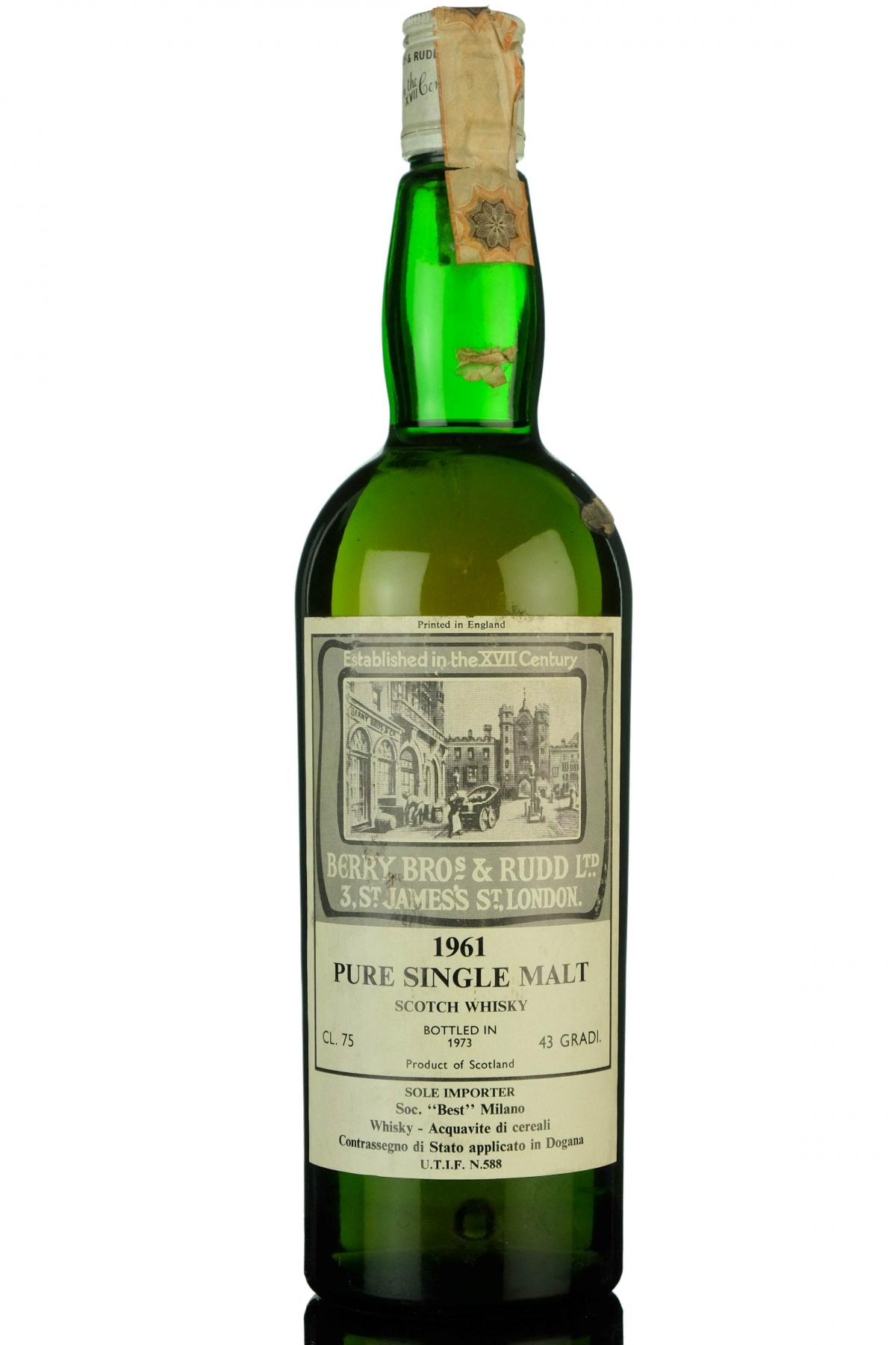 Bowmore 1961-1973 - Berry Bros & Rudd - Best Import
