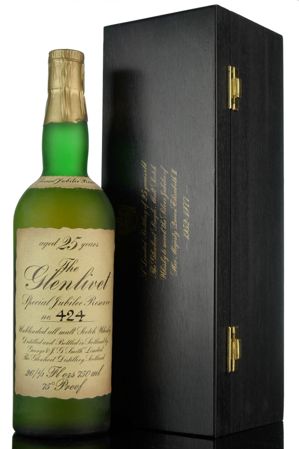 Glenlivet 25 Year Old - Special Jubilee Reserve