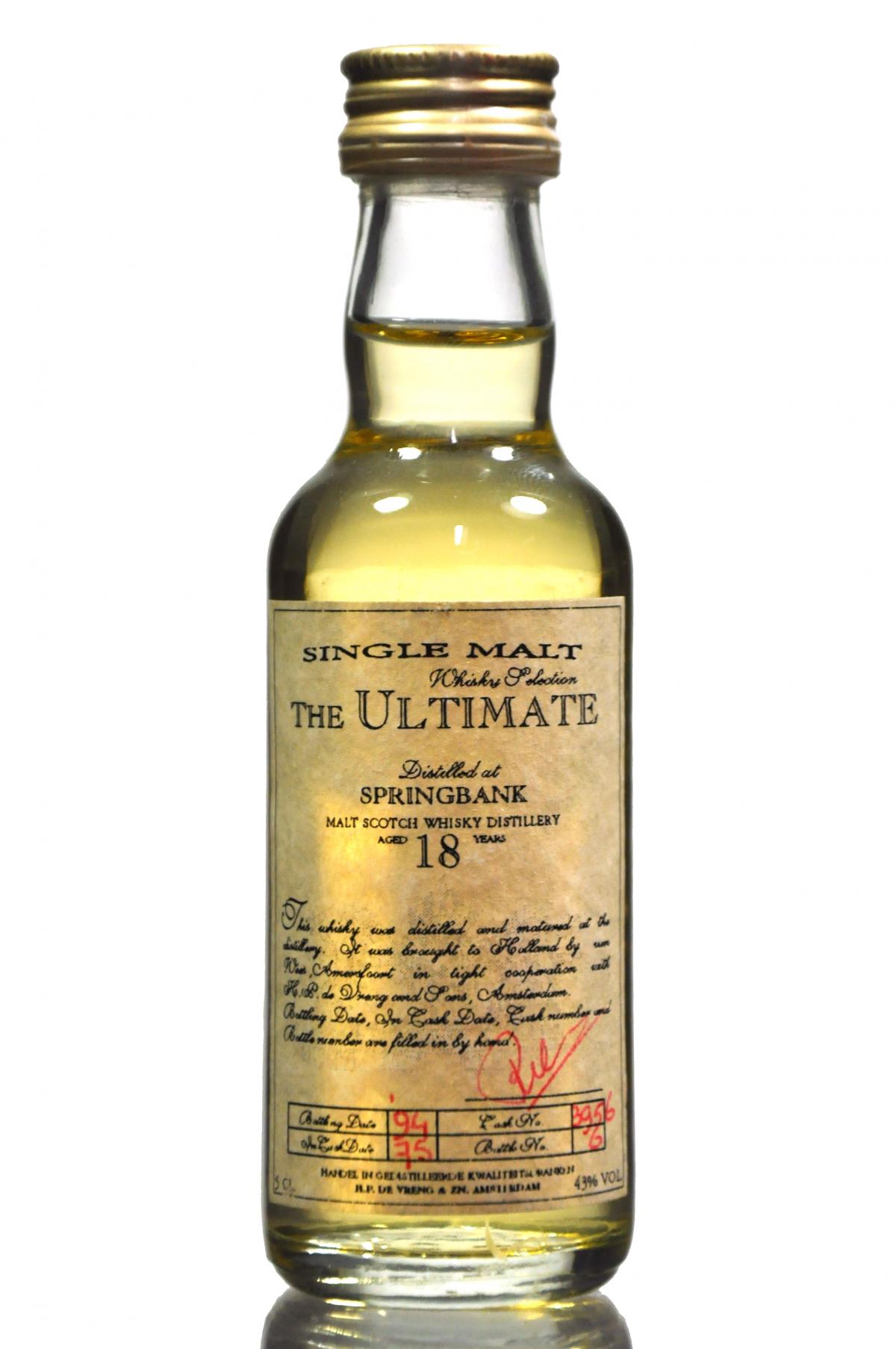 Springbank 1975-1994 - The Ultimate Miniature