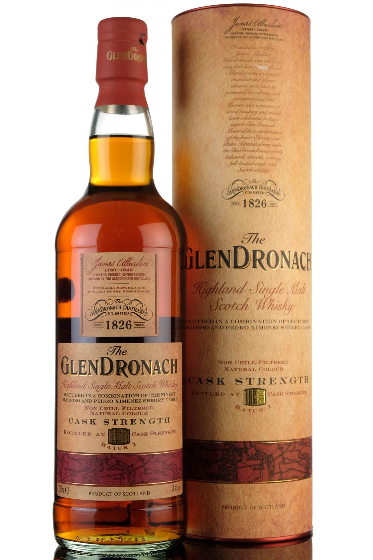 Glendronach Batch 1 - Cask Strength