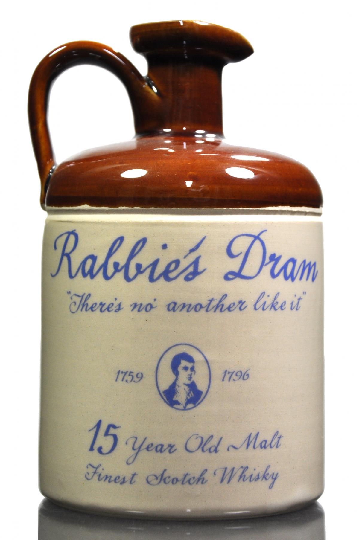 Rabbies Dram 15 Year Old Ceramic