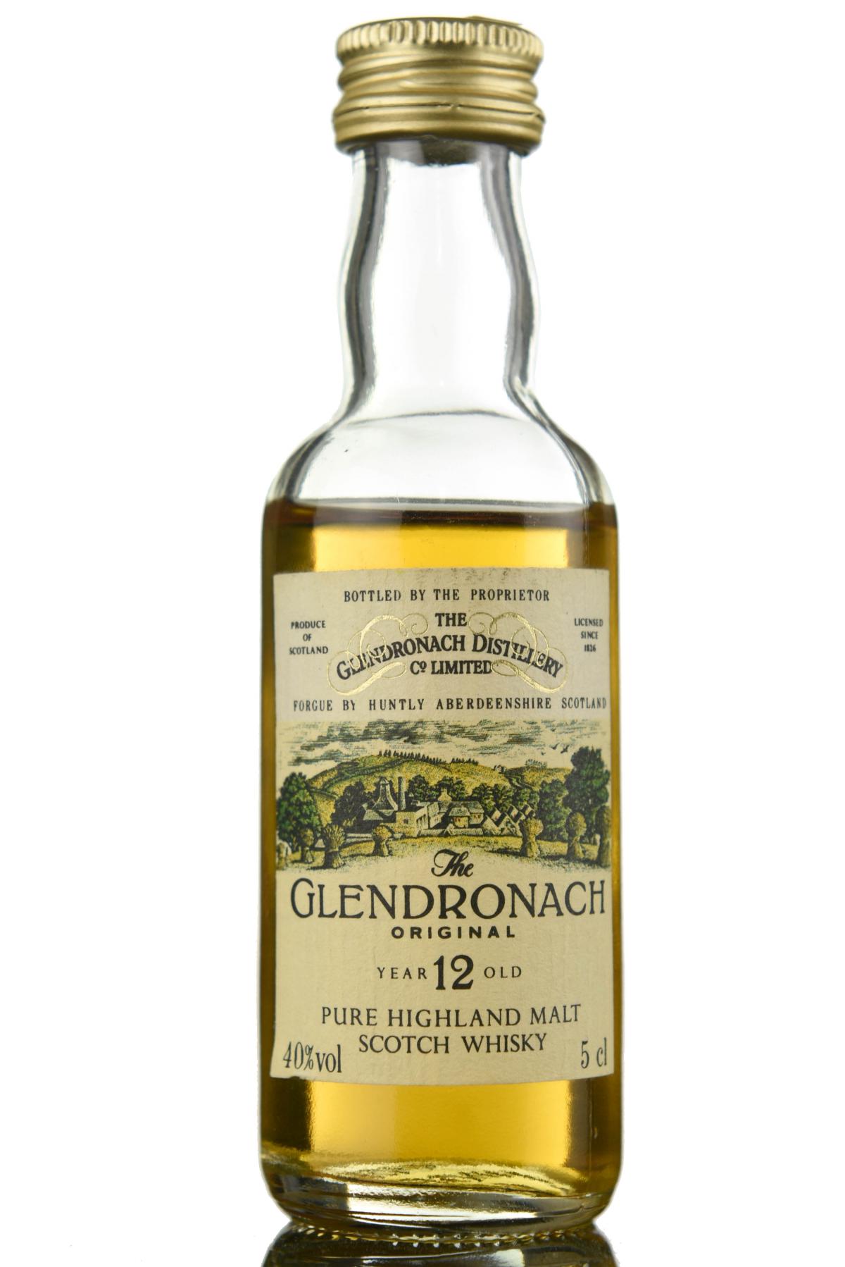 Glendronach 12 Year Old - Original Miniature