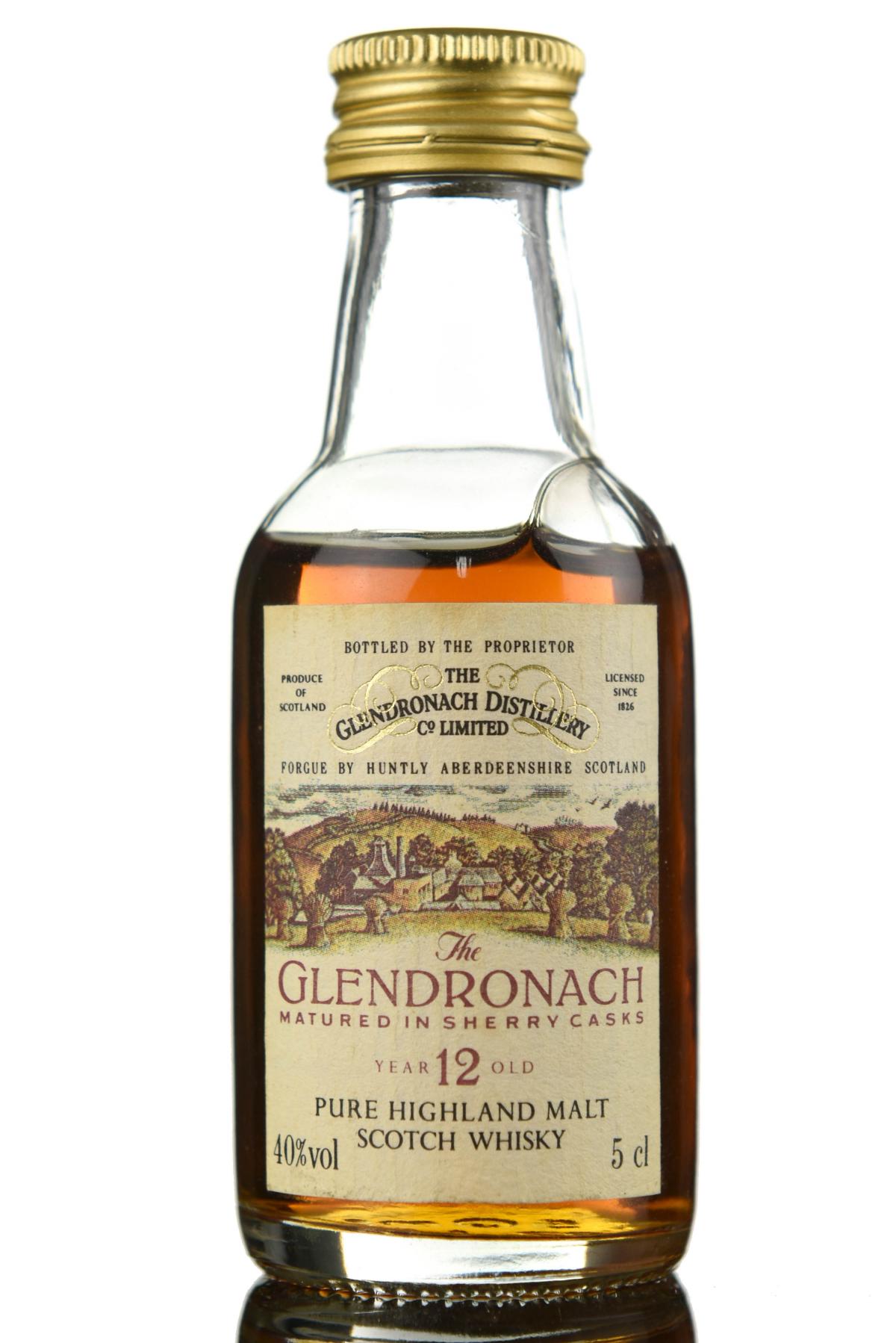 Glendronach 12 Year Old - Original Miniature