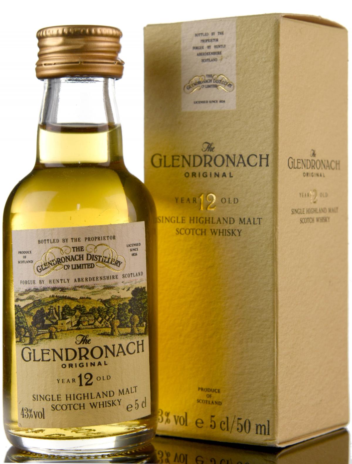 Glendronach 12 Year Old - Original Miniature