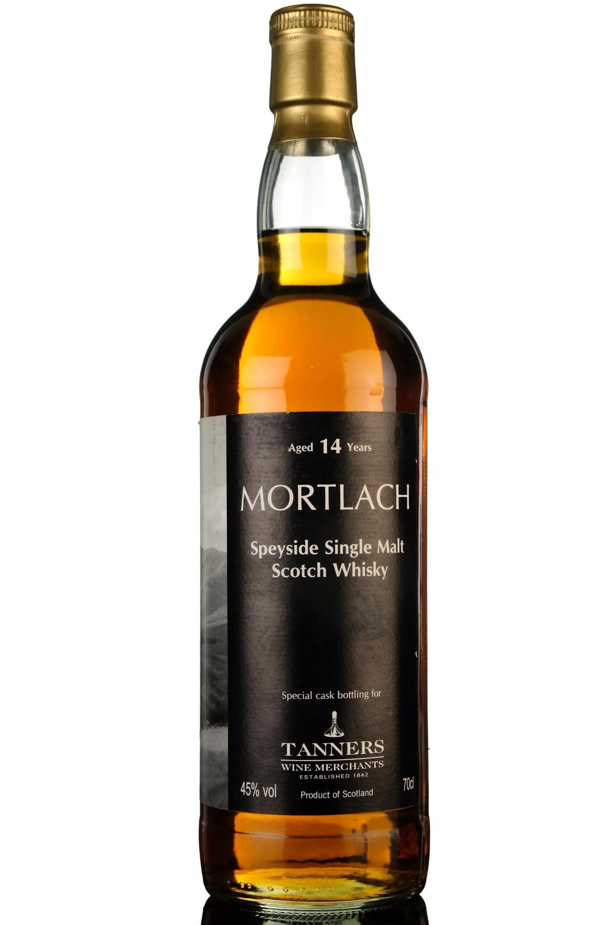 Mortlach 14 Year Old - Private Bottling For Tanners Wines