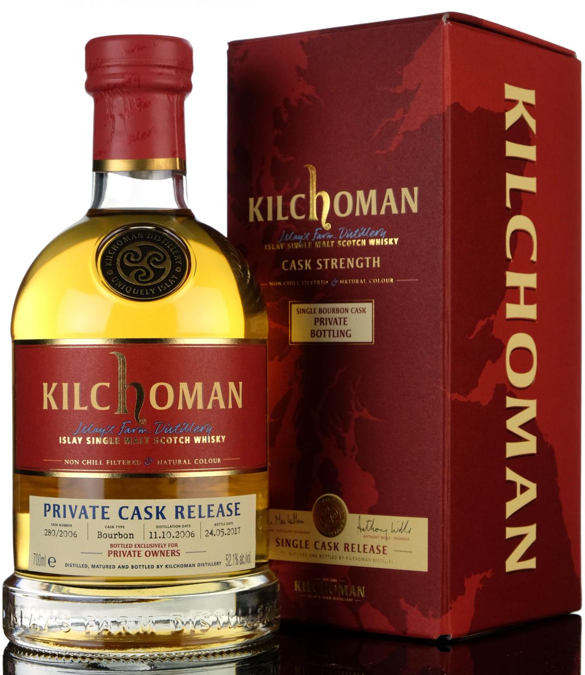 Kilchoman 2006-2017 - Private Cask Bottling