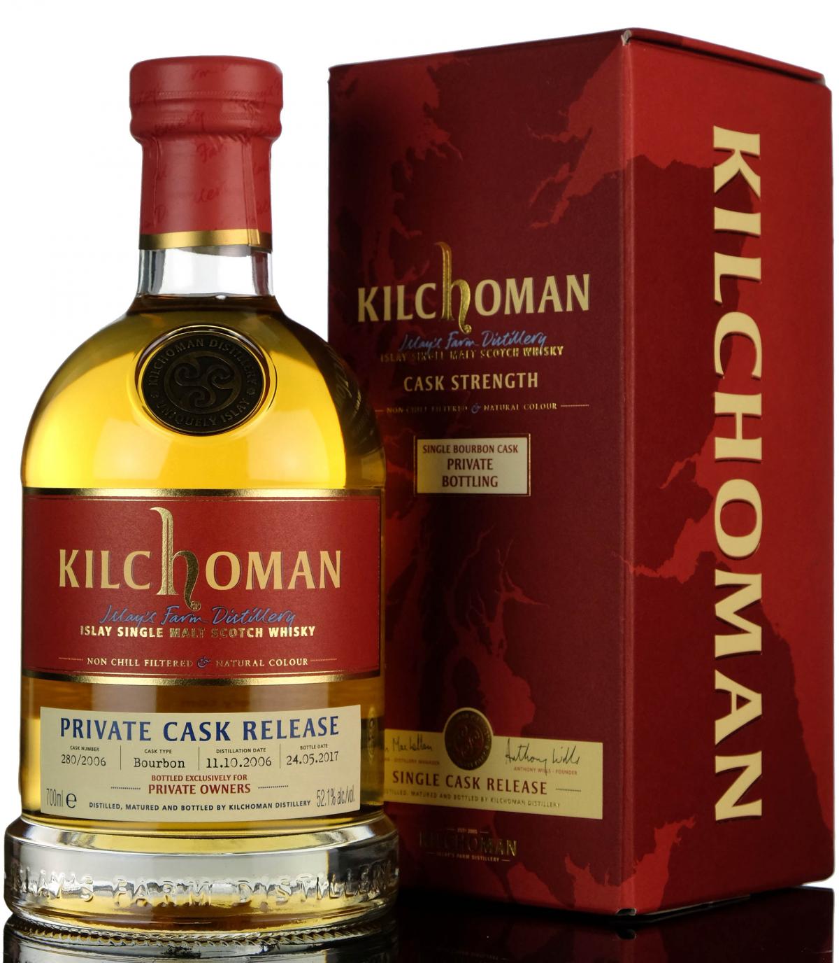 Kilchoman 2006-2017 - Private Cask Bottling