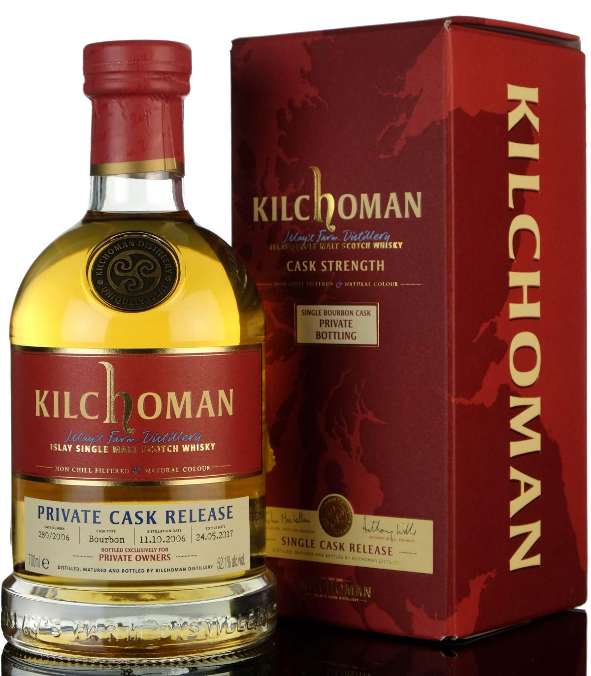 Kilchoman 2006-2017 - Private Cask Bottling