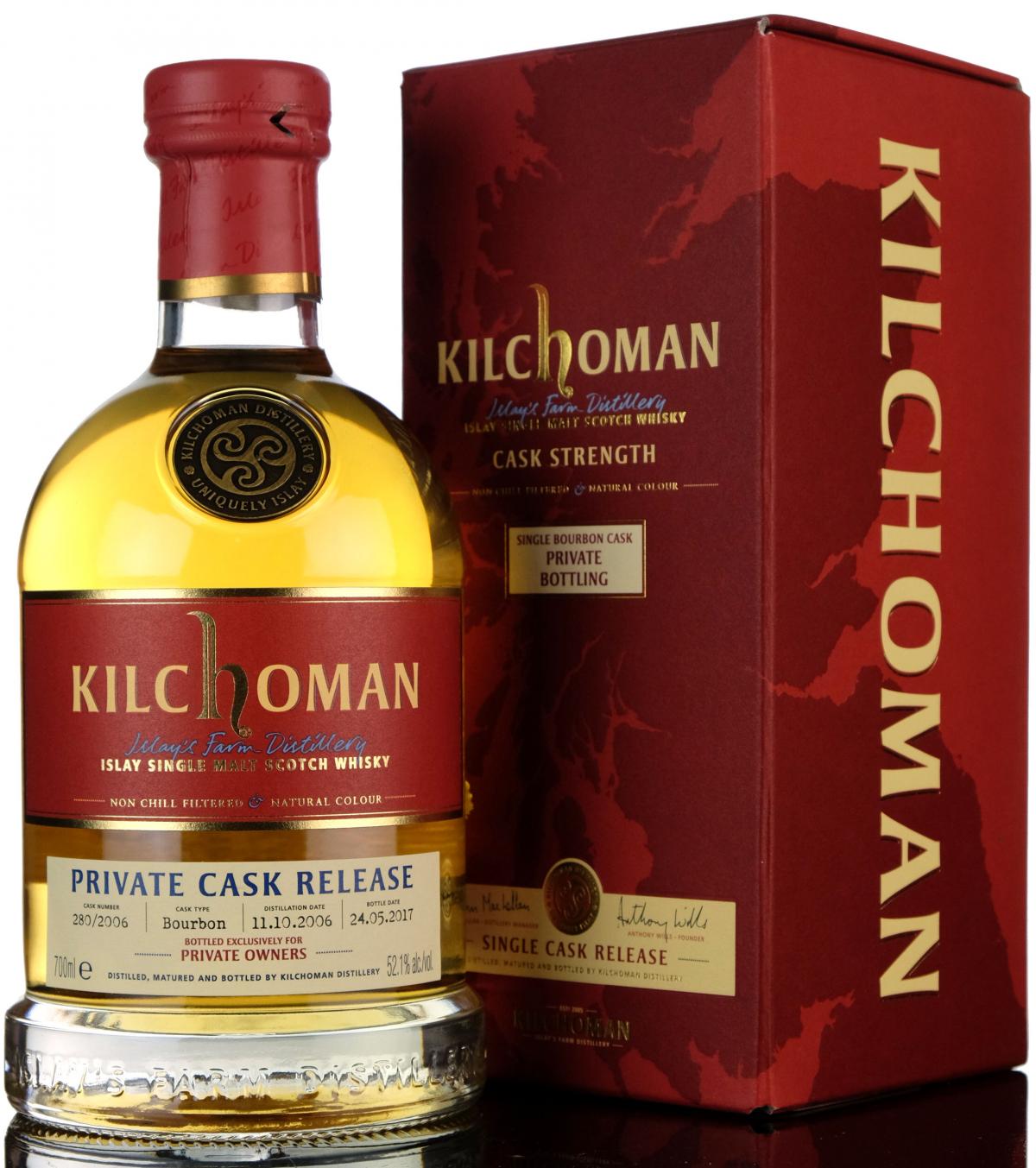 Kilchoman 2006-2017 - Private Cask Bottling