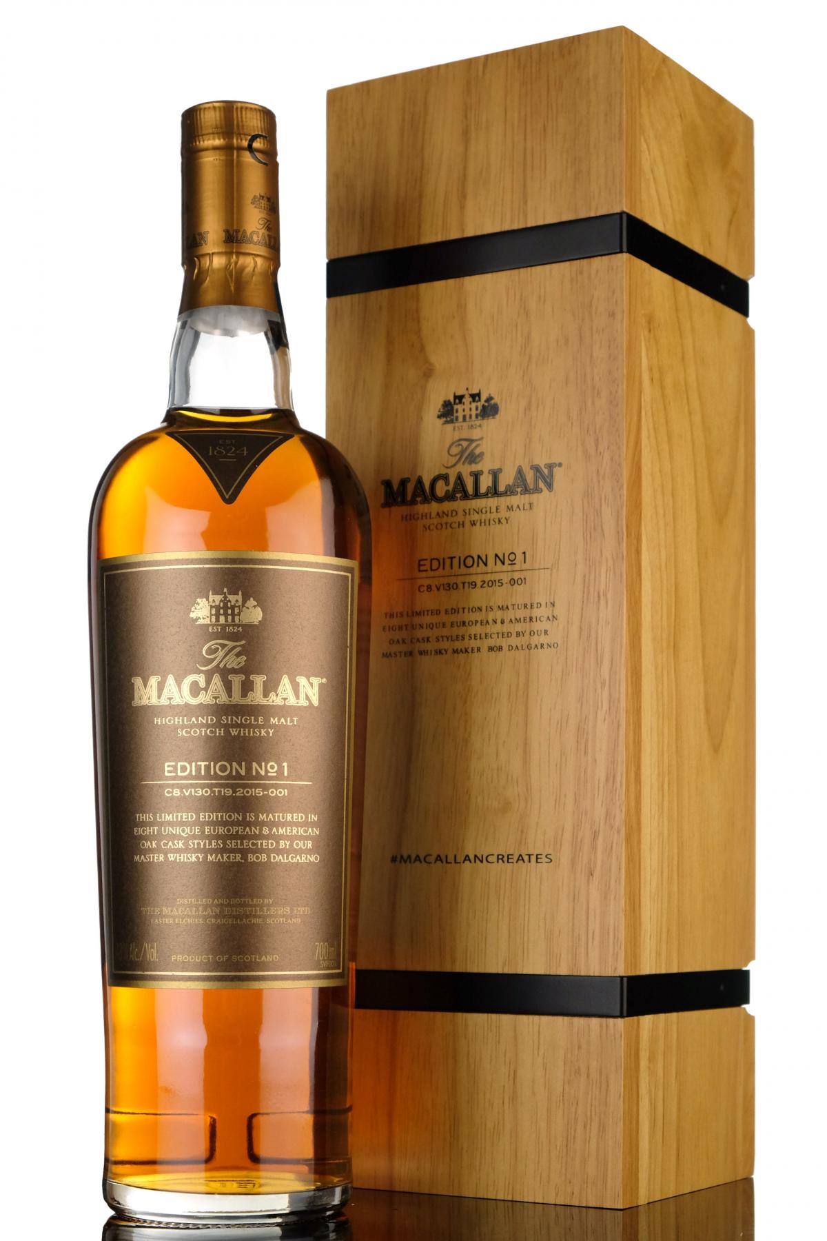 Macallan Edition No1 - Wooden Box Series