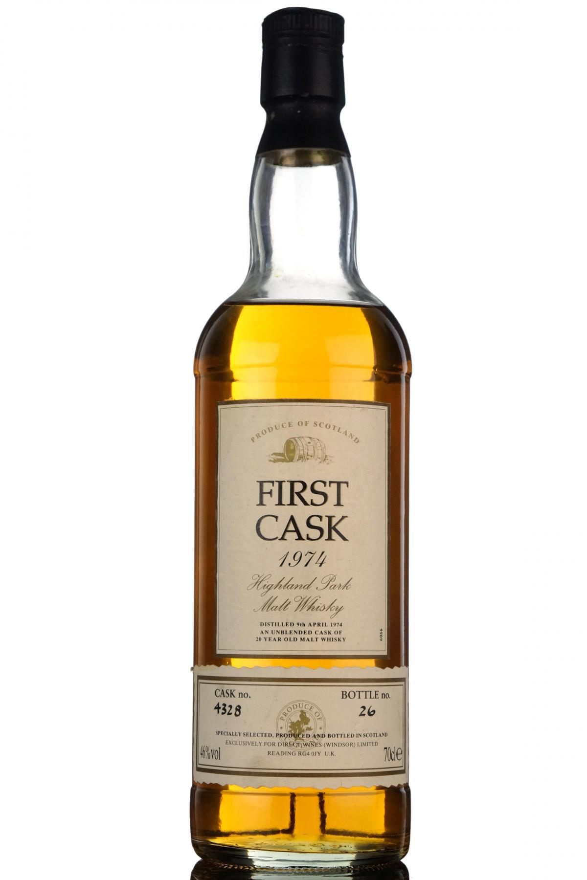 Highland Park 1974 - 20 Year Old - First Cask 4328
