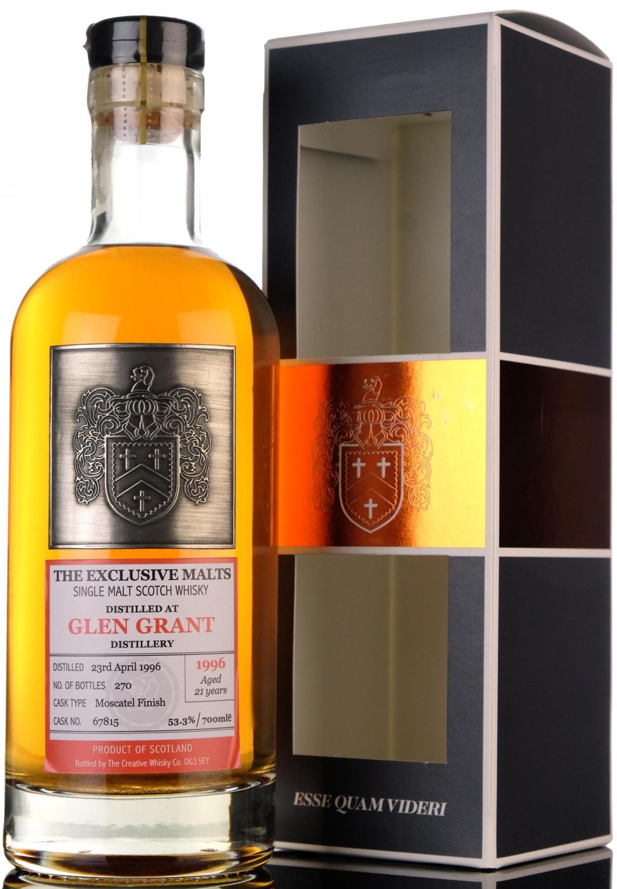 Glen Grant 1996 - 21 Year Old - Exclusive Malts - Creative Whisky Company