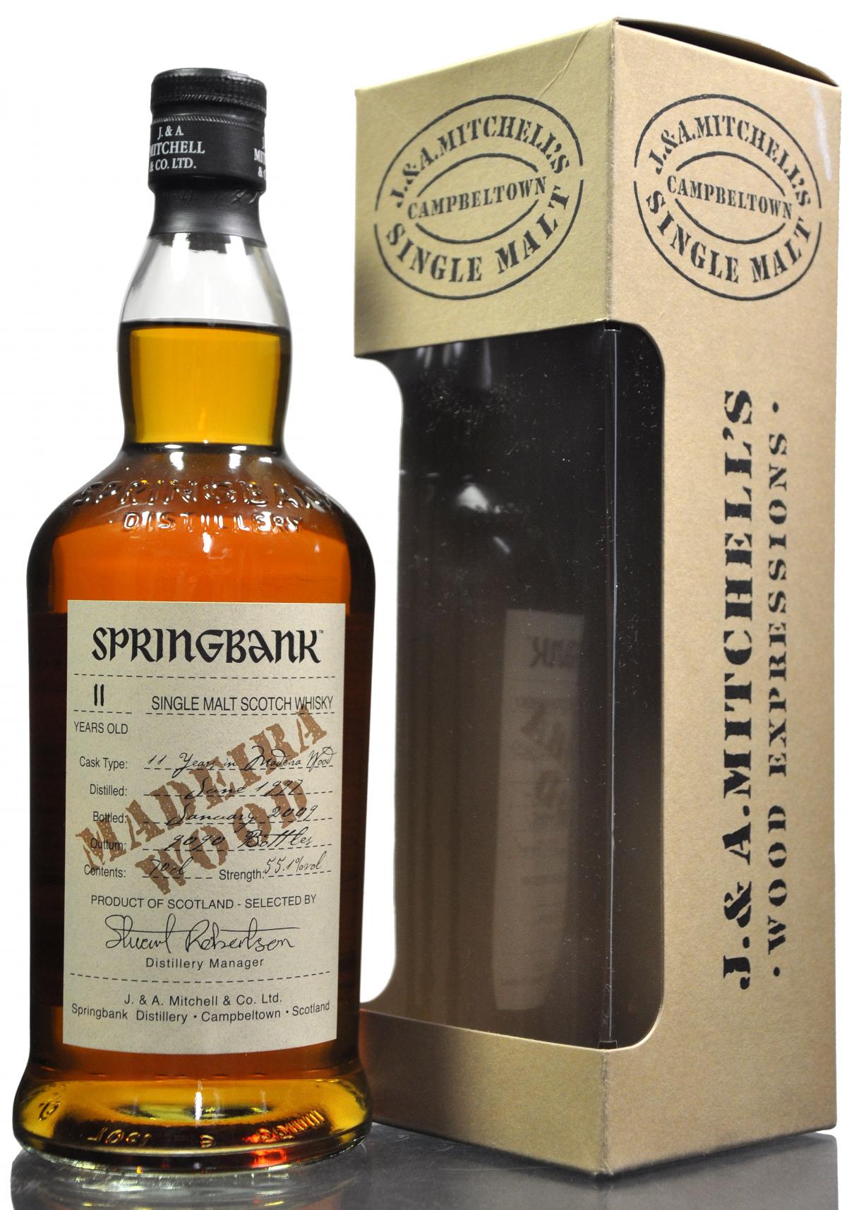 Springbank 1997-2009 - Madeira Wood