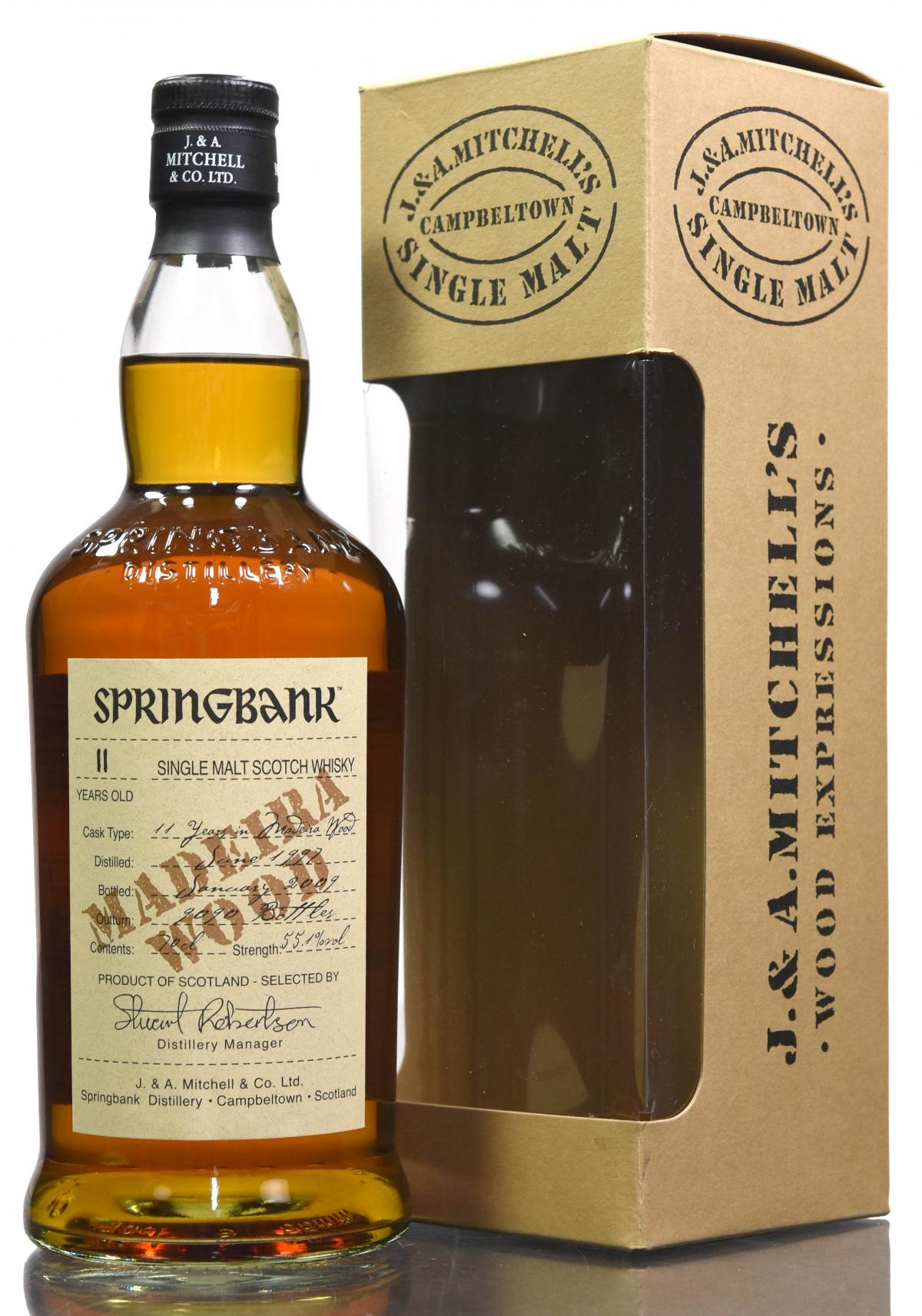 Springbank 1997-2009 - Madeira Wood