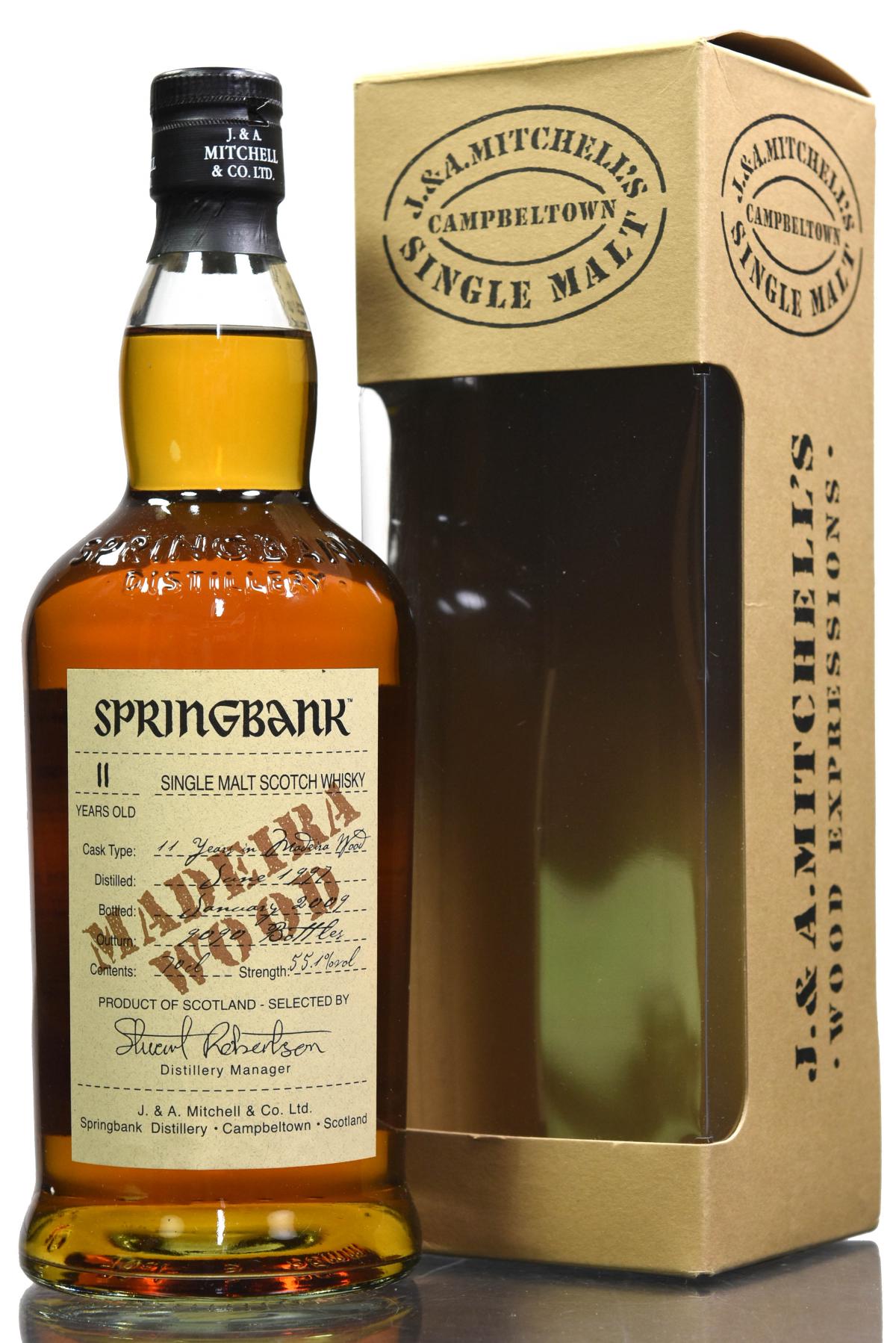 Springbank 1997-2009 - Madeira Wood