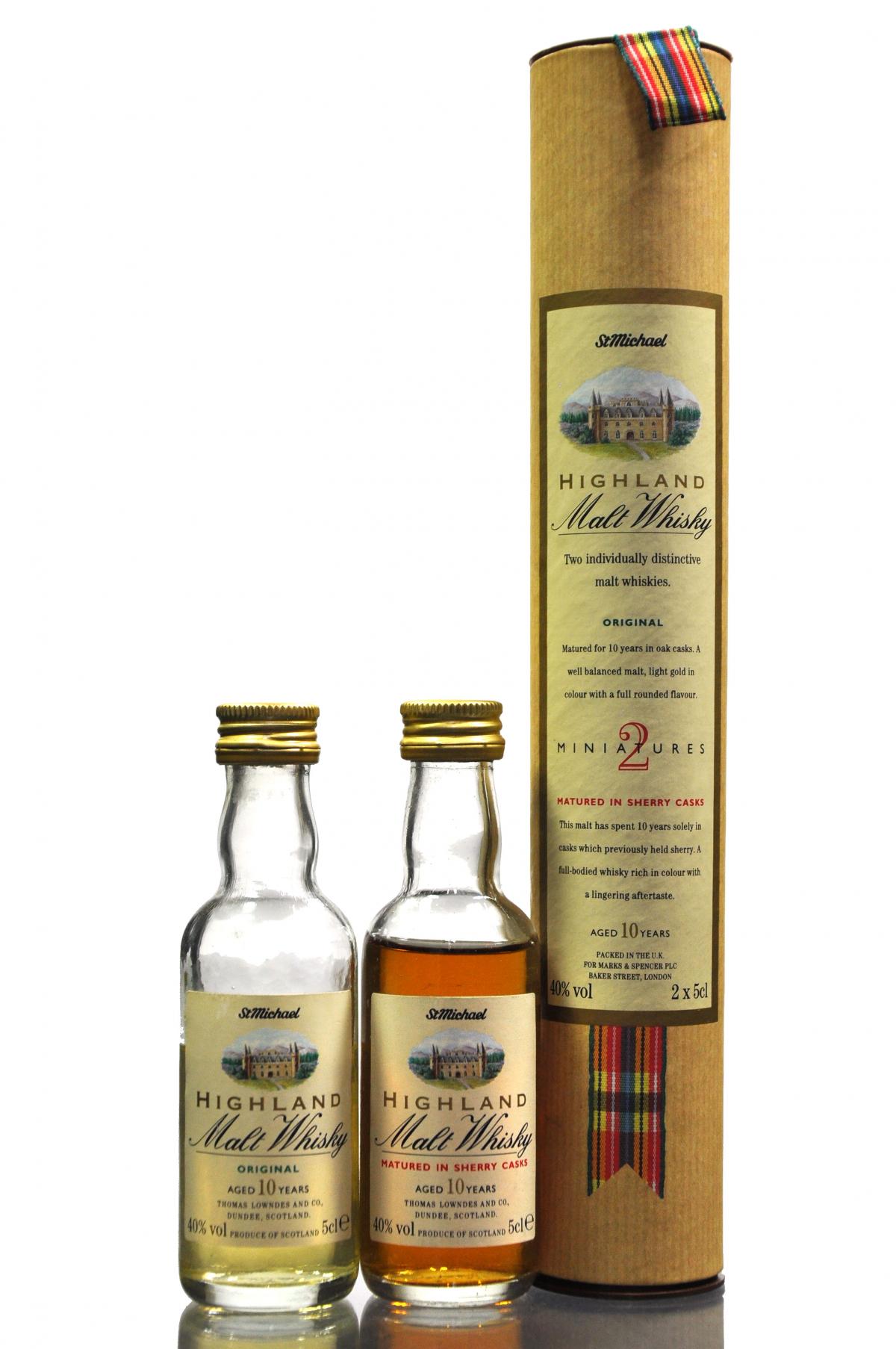 2 x St Michael 10 Year Old Miniatures