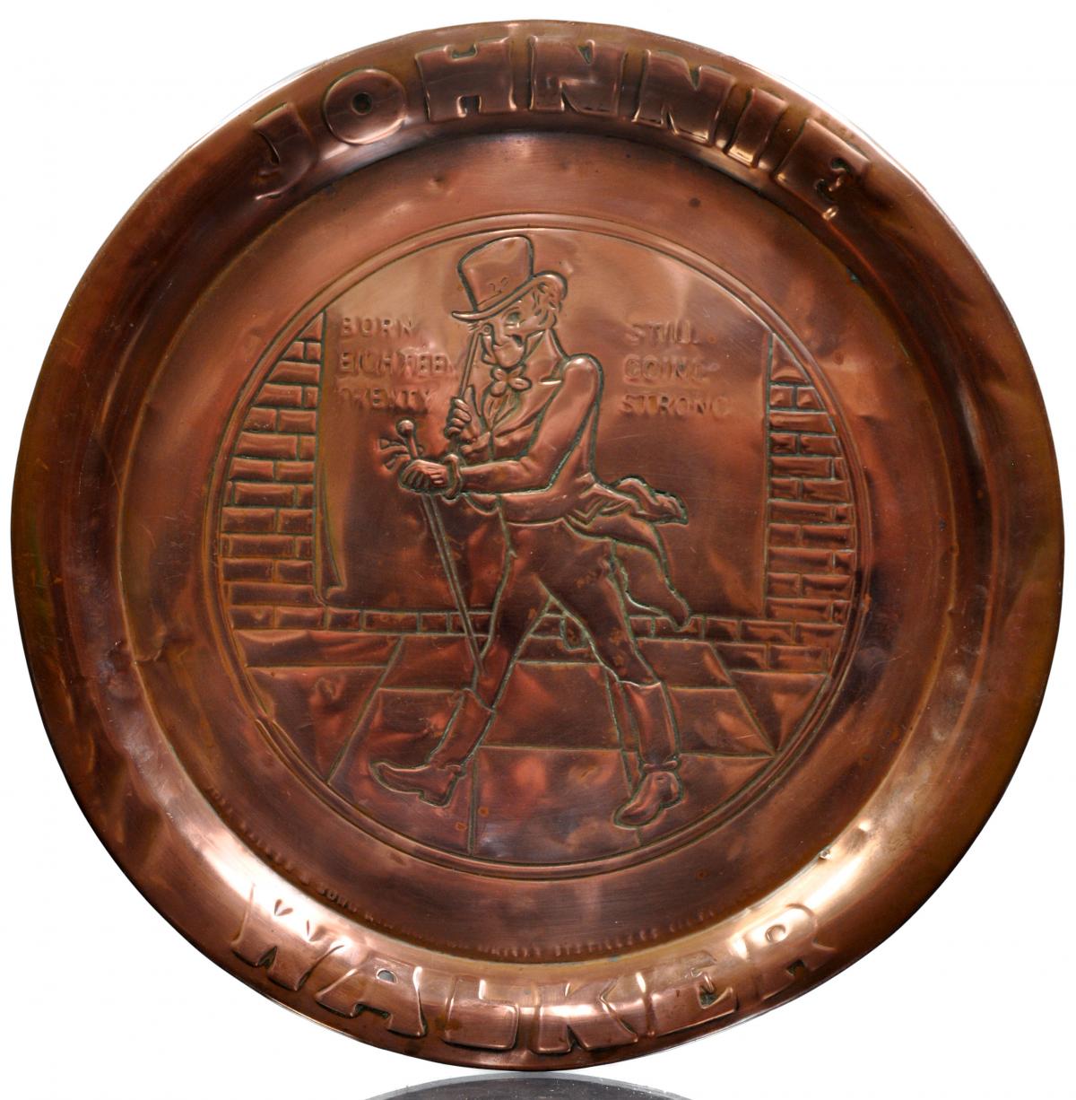 Johnnie Walker Copper Tray
