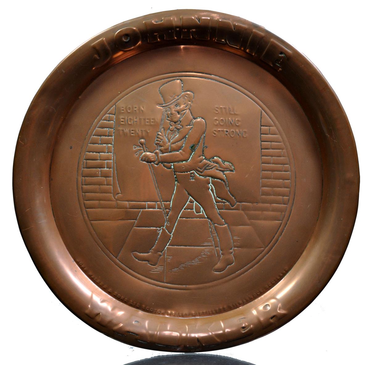 Johnnie Walker Copper Tray