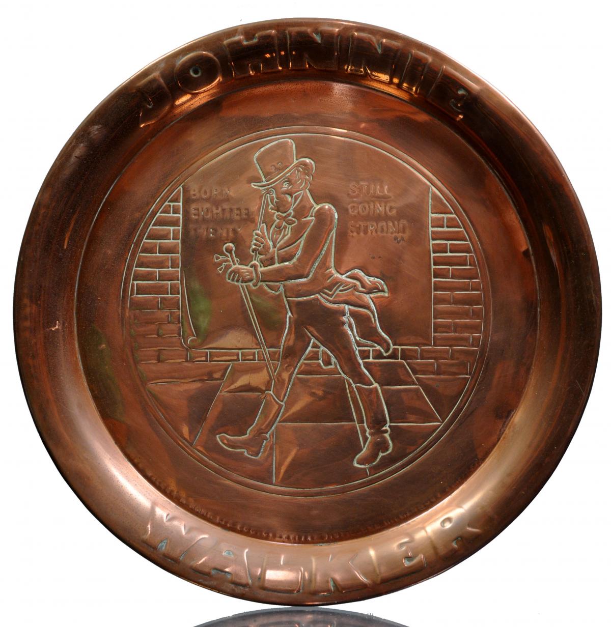 Johnnie Walker Copper Tray