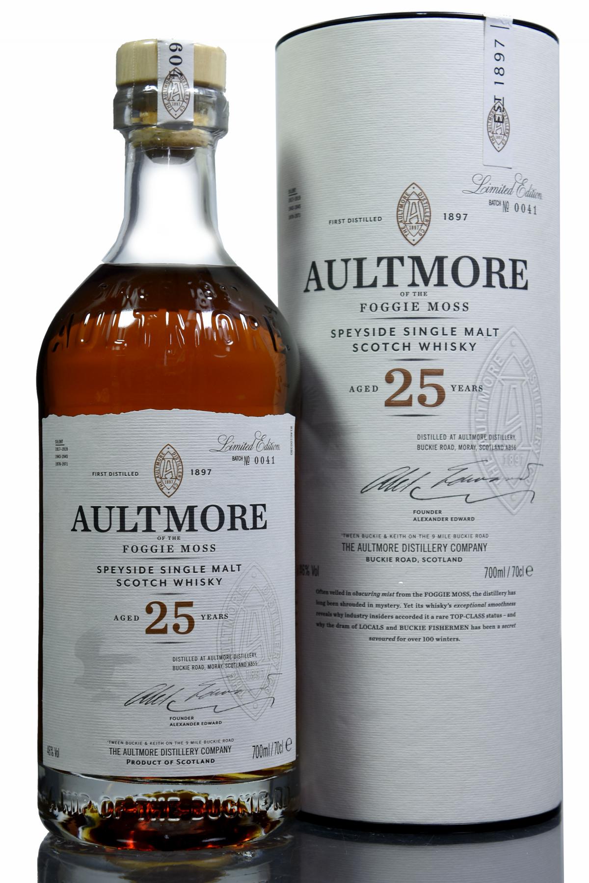 Aultmore 25 Year Old