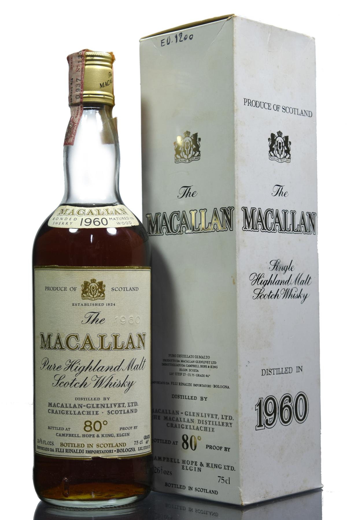 Macallan 1960 - Campbell Hope & King