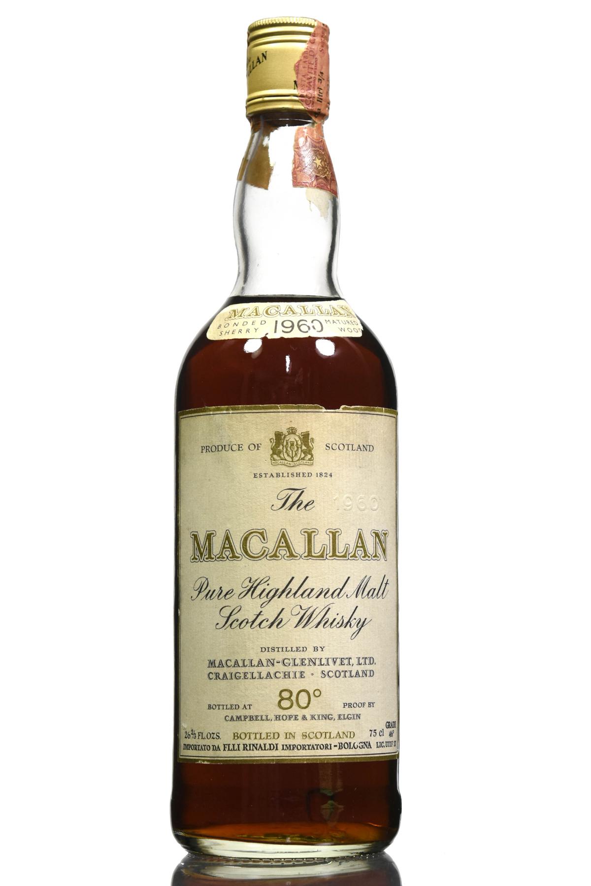 Macallan 1960 - Campbell Hope & King