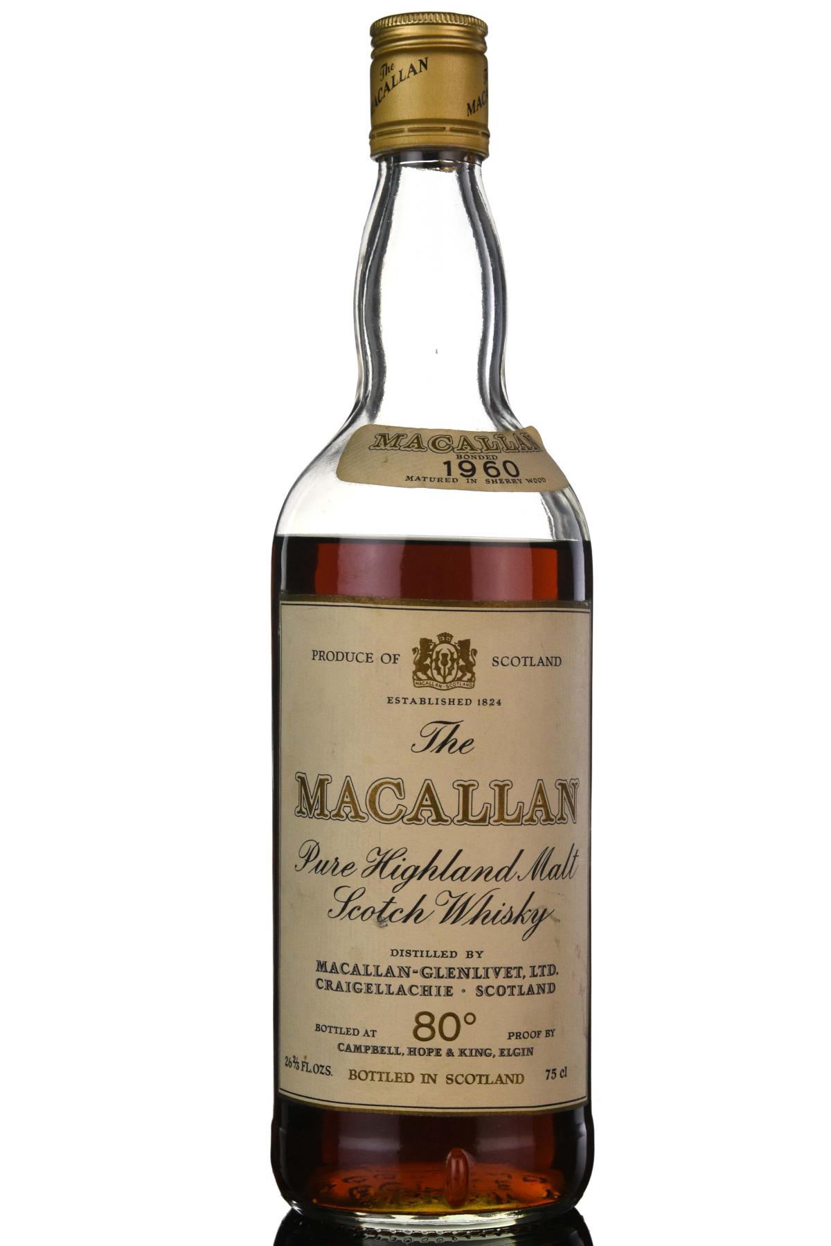 Macallan 1960 - Campbell Hope & King