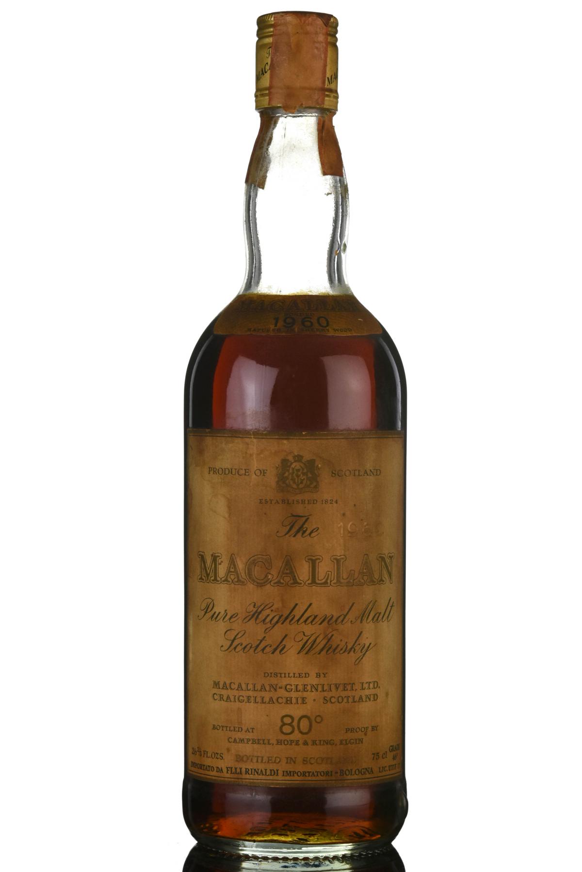 Macallan 1960 - Campbell Hope & King