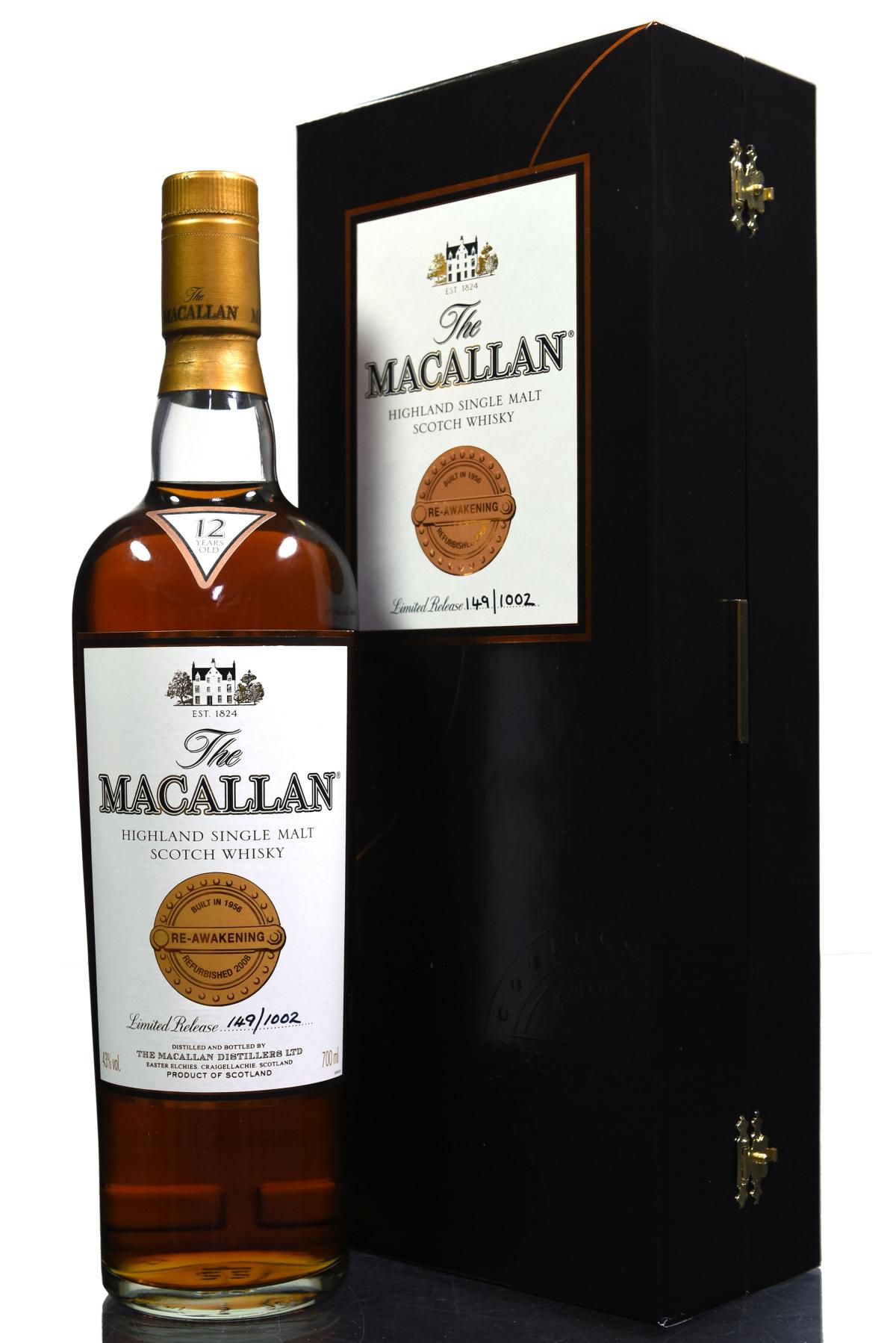 Macallan 12 Year Old - Re-Awakening - 2009 Release
