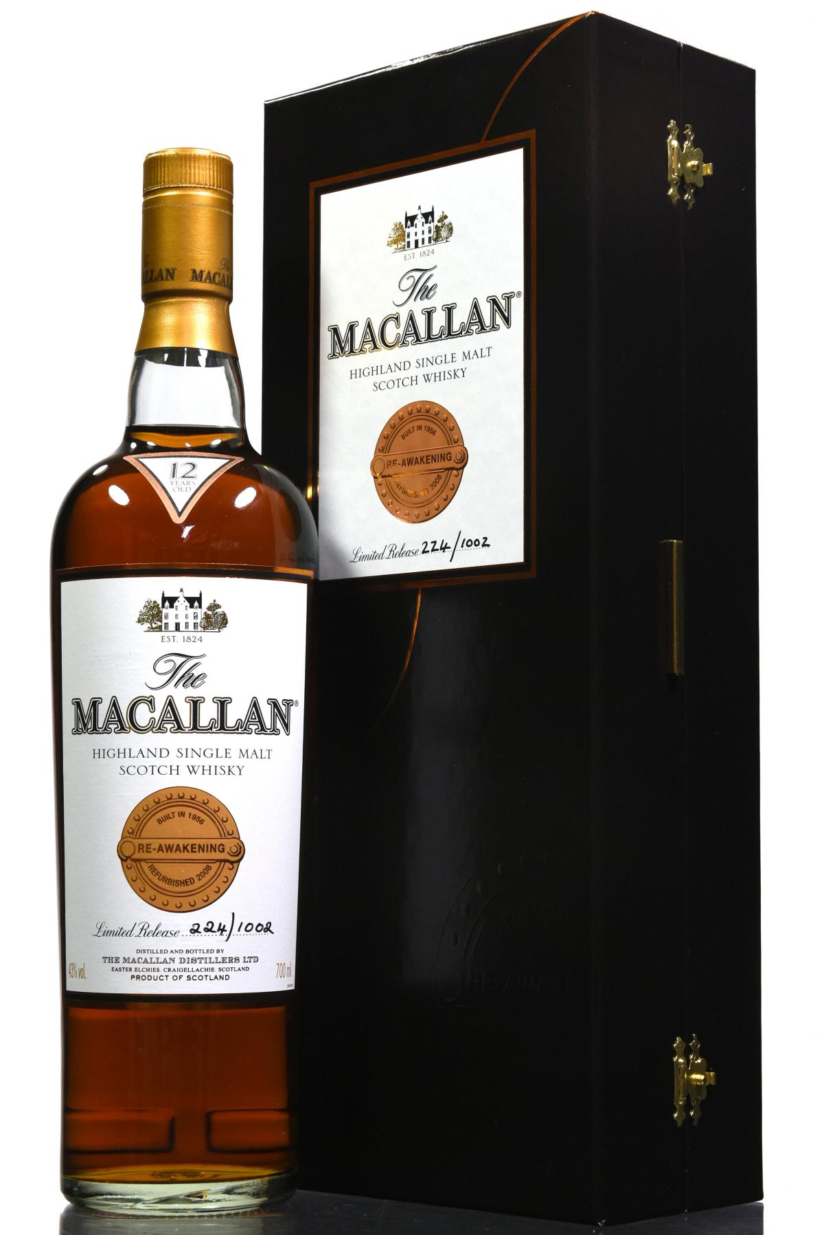 Macallan 12 Year Old - Re-Awakening - 2009 Release