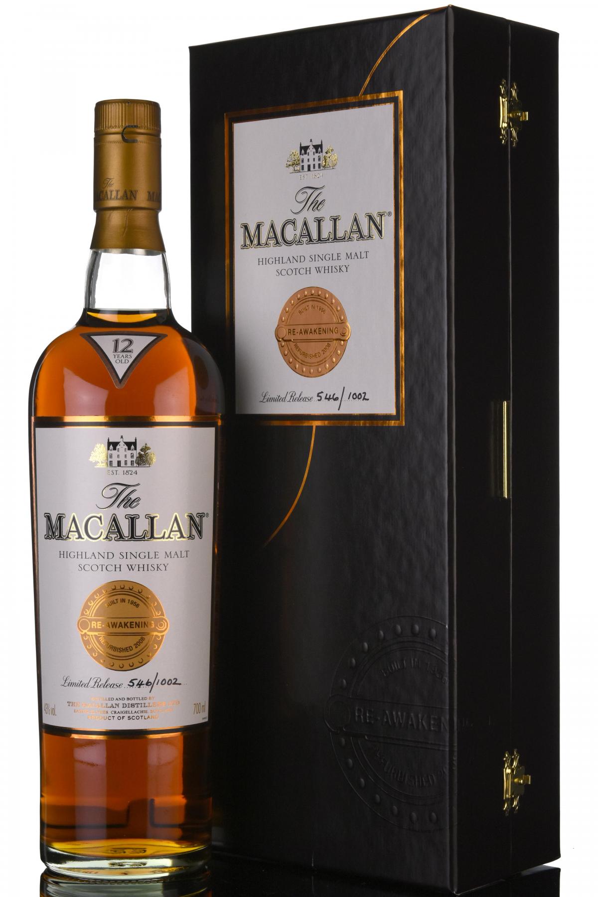 Macallan 12 Year Old - Re-Awakening - 2009 Release
