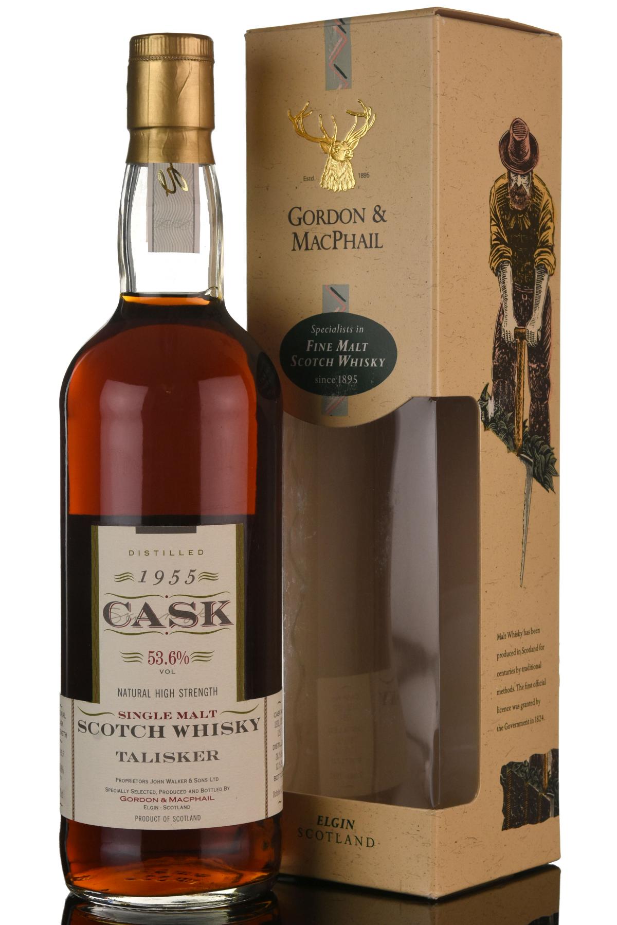 Talisker 1955-1993 - Gordon & MacPhail - CASK