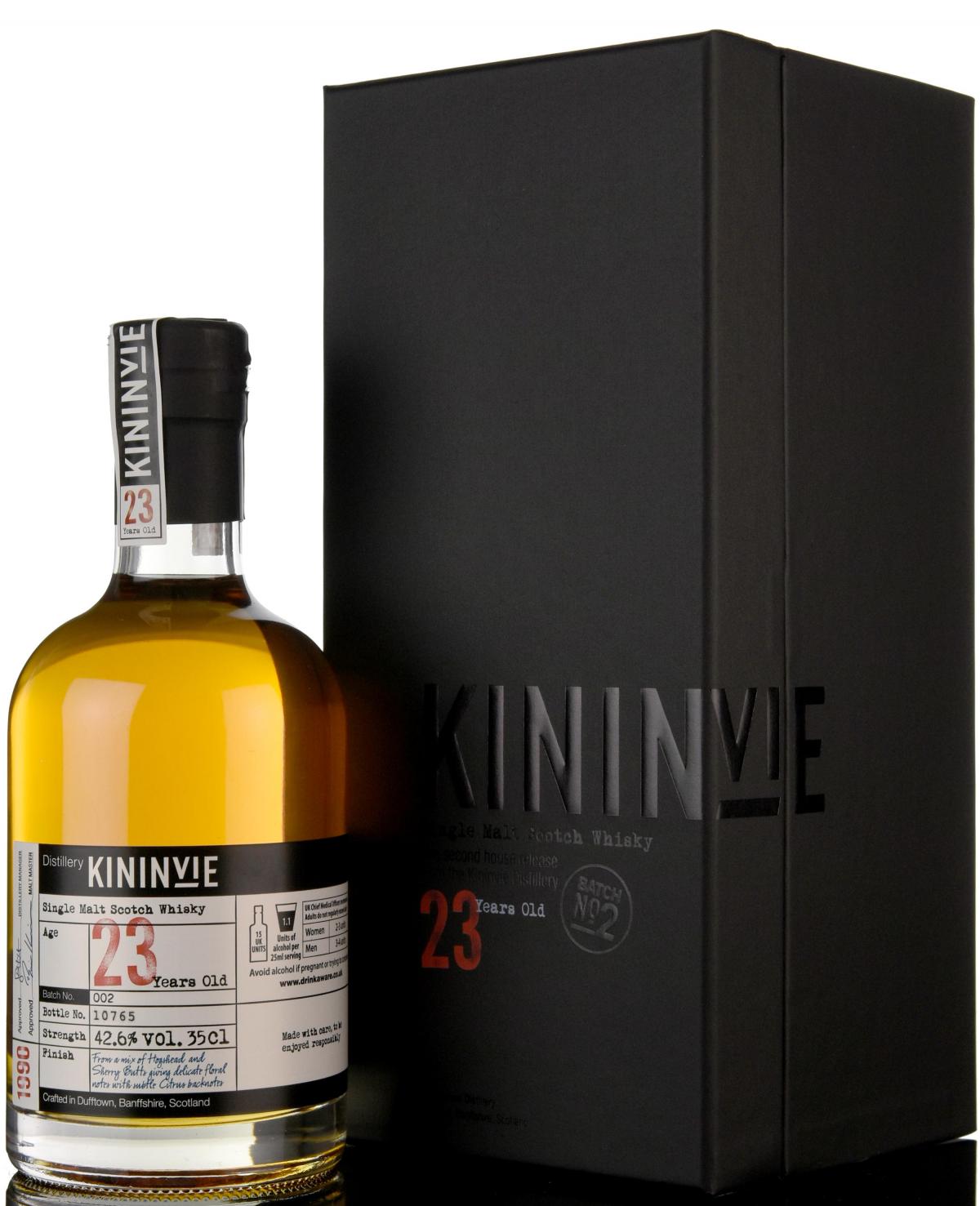 Kininvie 1990 - 23 Year Old - Batch 2 - 35cl