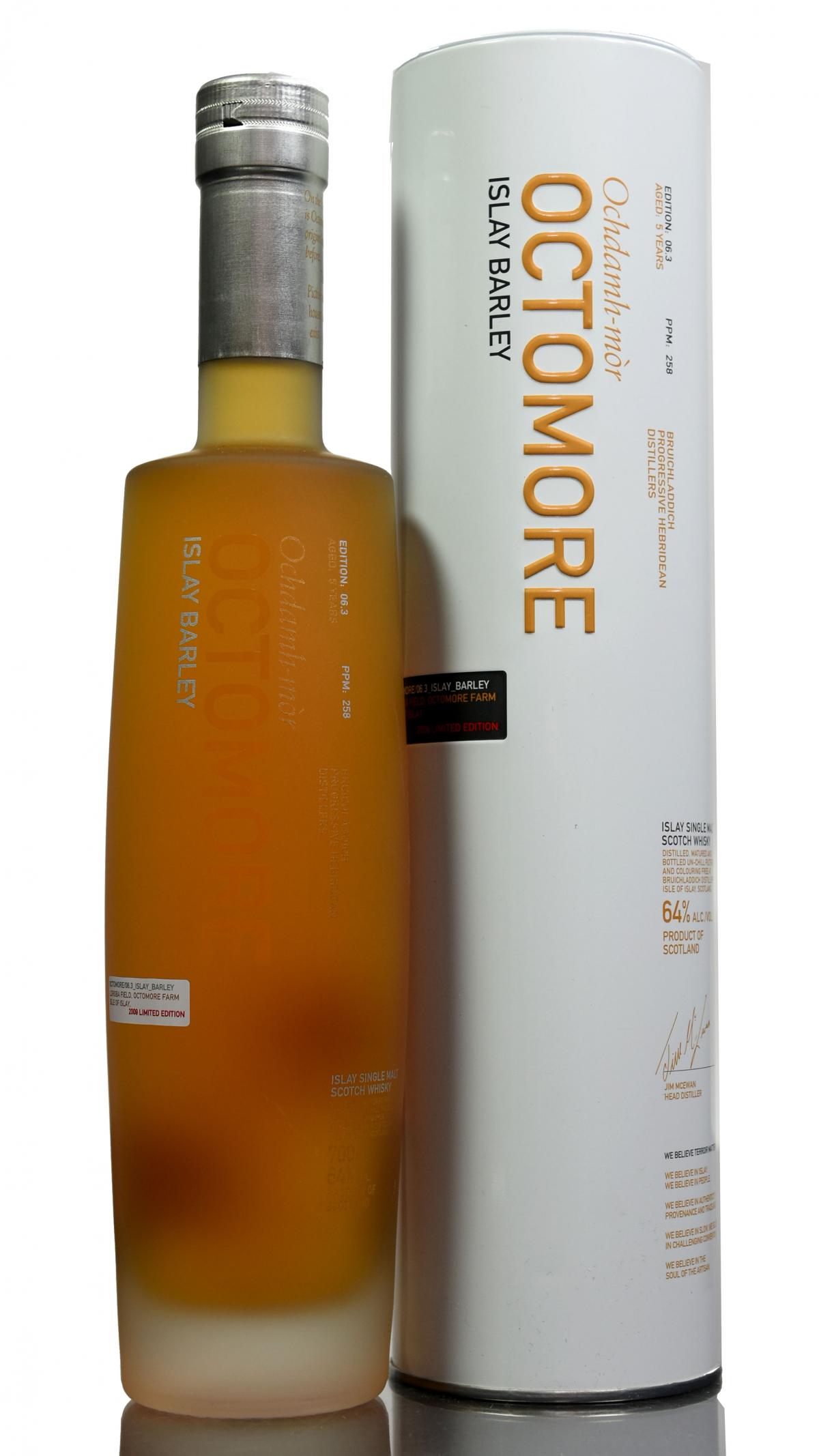 Octomore 06.3 - Islay Barley