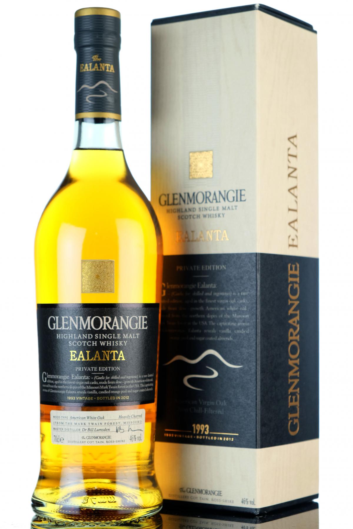 Glenmorangie 1993-2012 - Ealanta