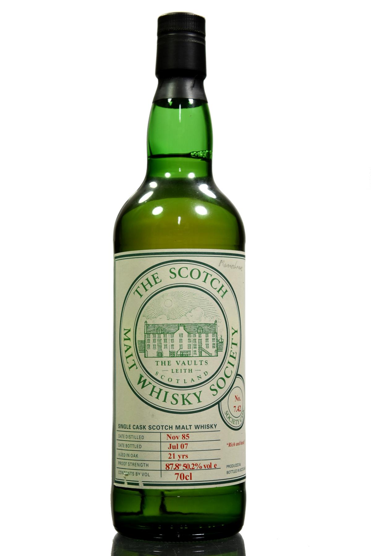 Longmorn 1985-2007 - 21 Year Old - SMWS 7.42
