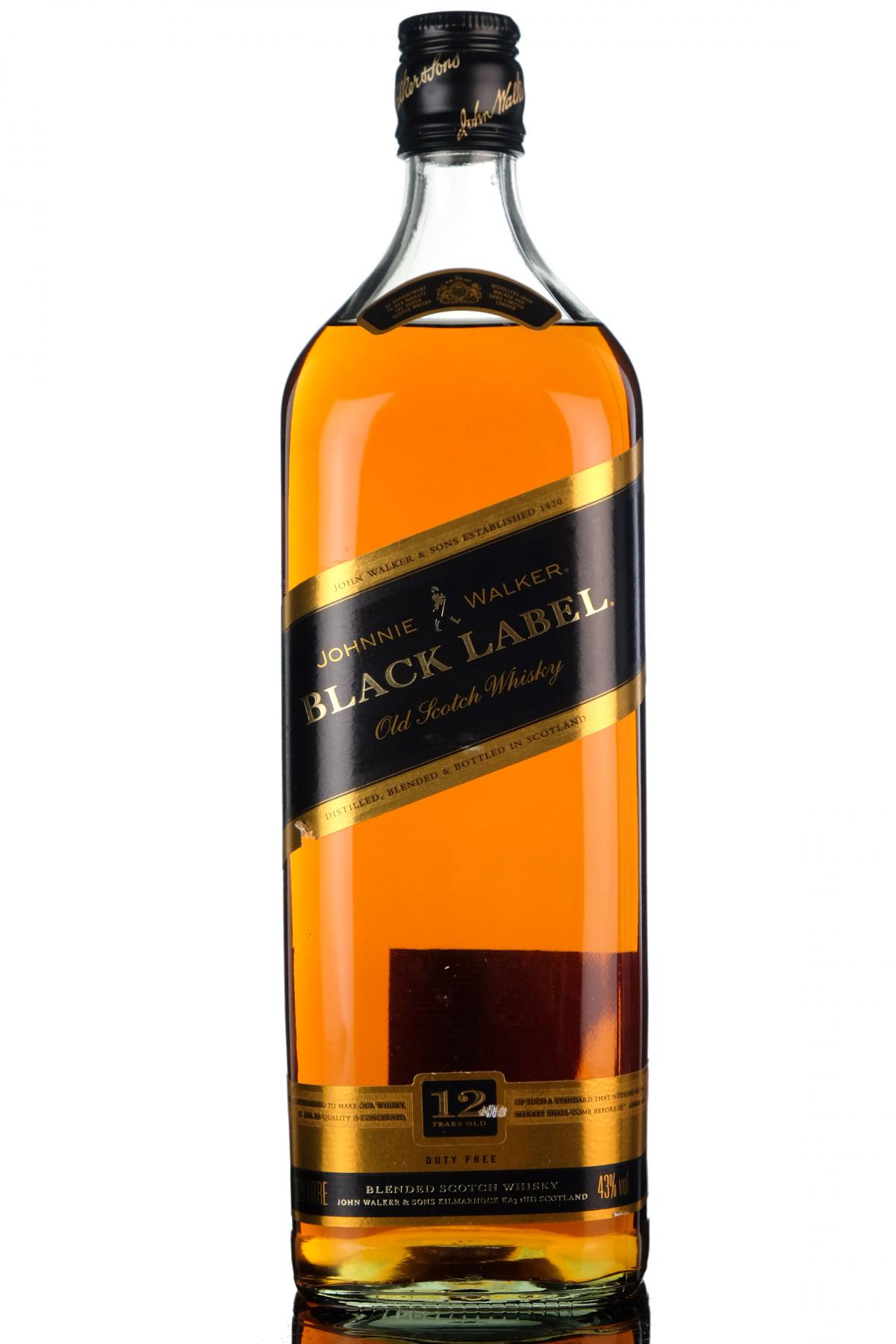 Johnnie Walker Black Label - 1.125 Litre