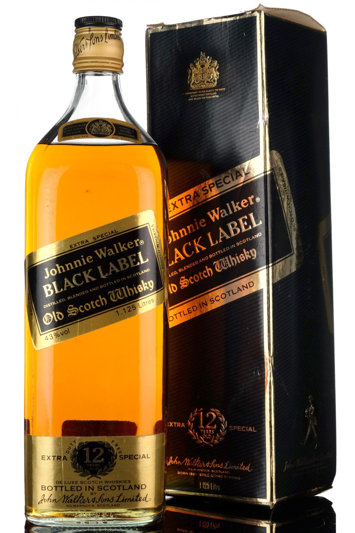 Johnnie Walker Black Label - 1.125 Litre