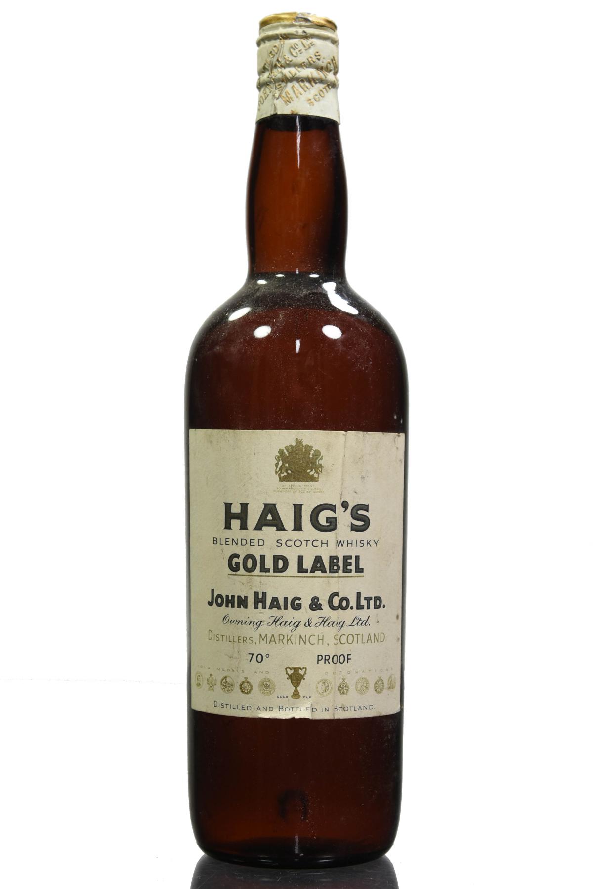 Haig Gold Label - 1950s