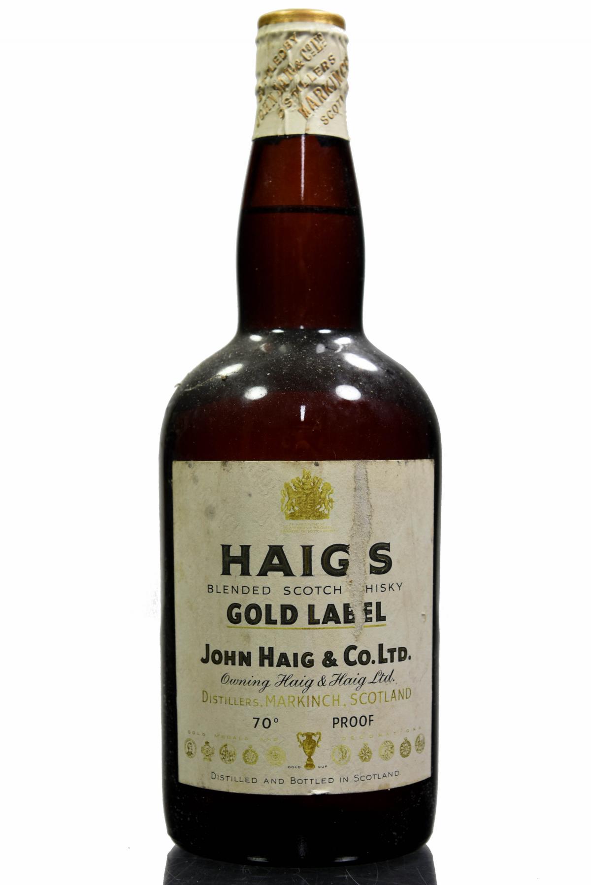 Haig Gold Label - 1950s