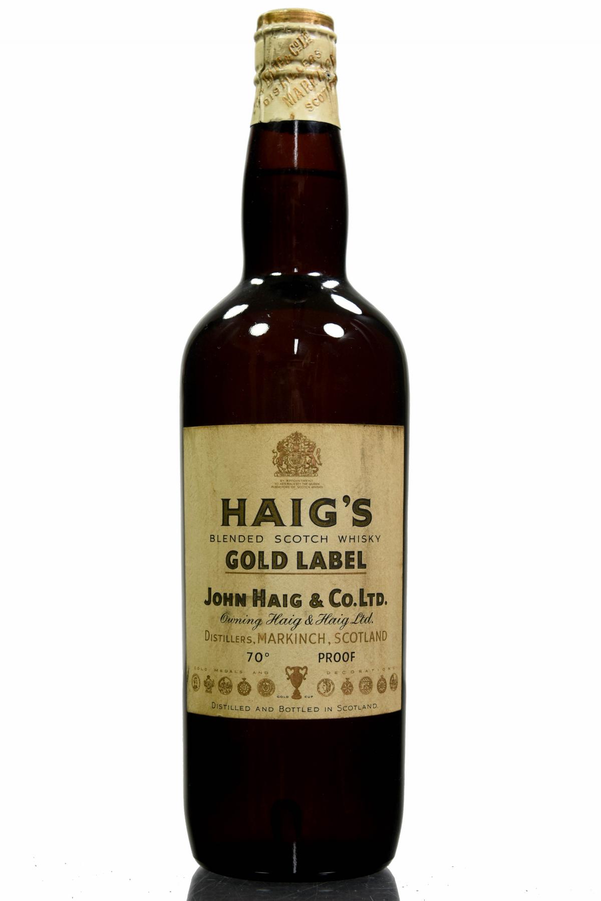 Haig Gold Label - 1950s