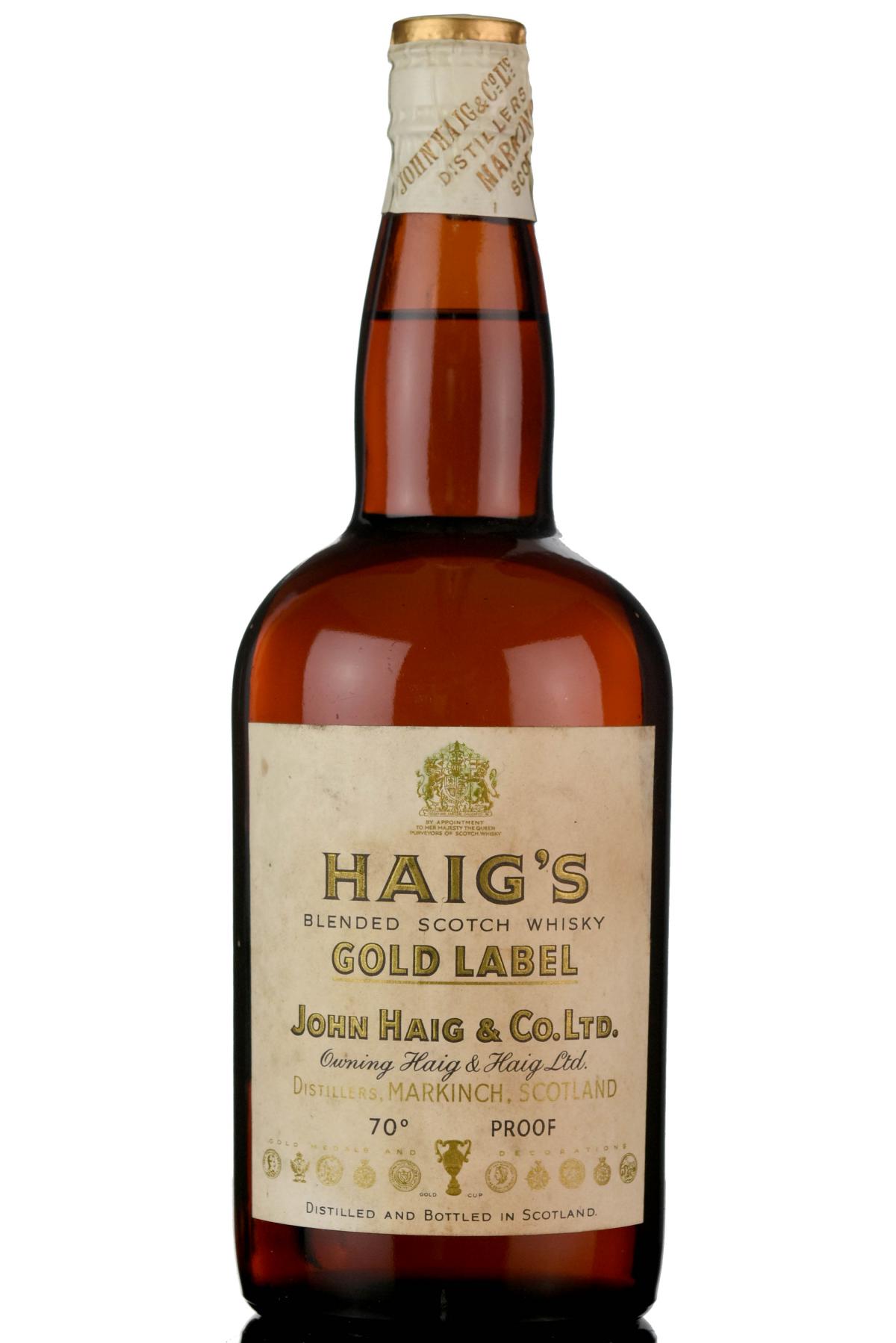 Haig Gold Label - 1950s