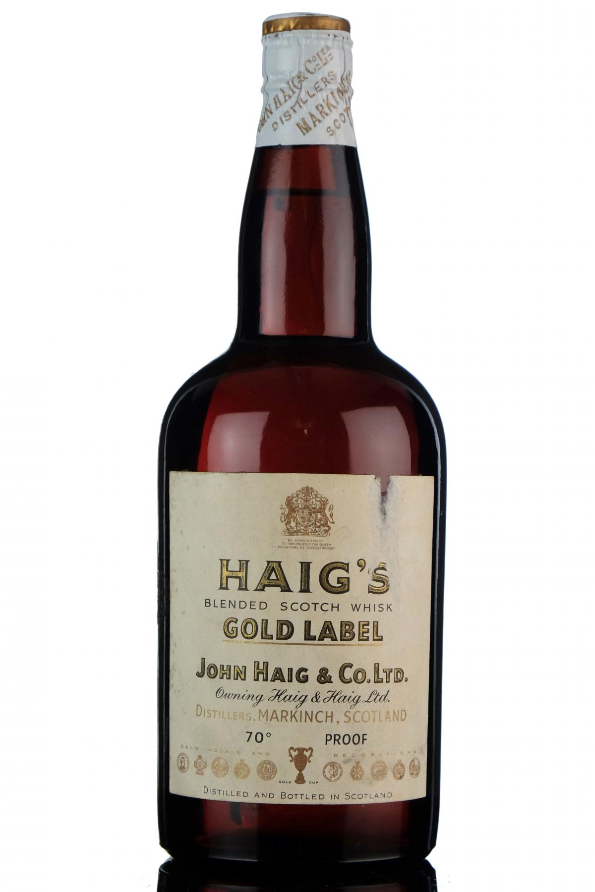 Haig Gold Label - 1950s