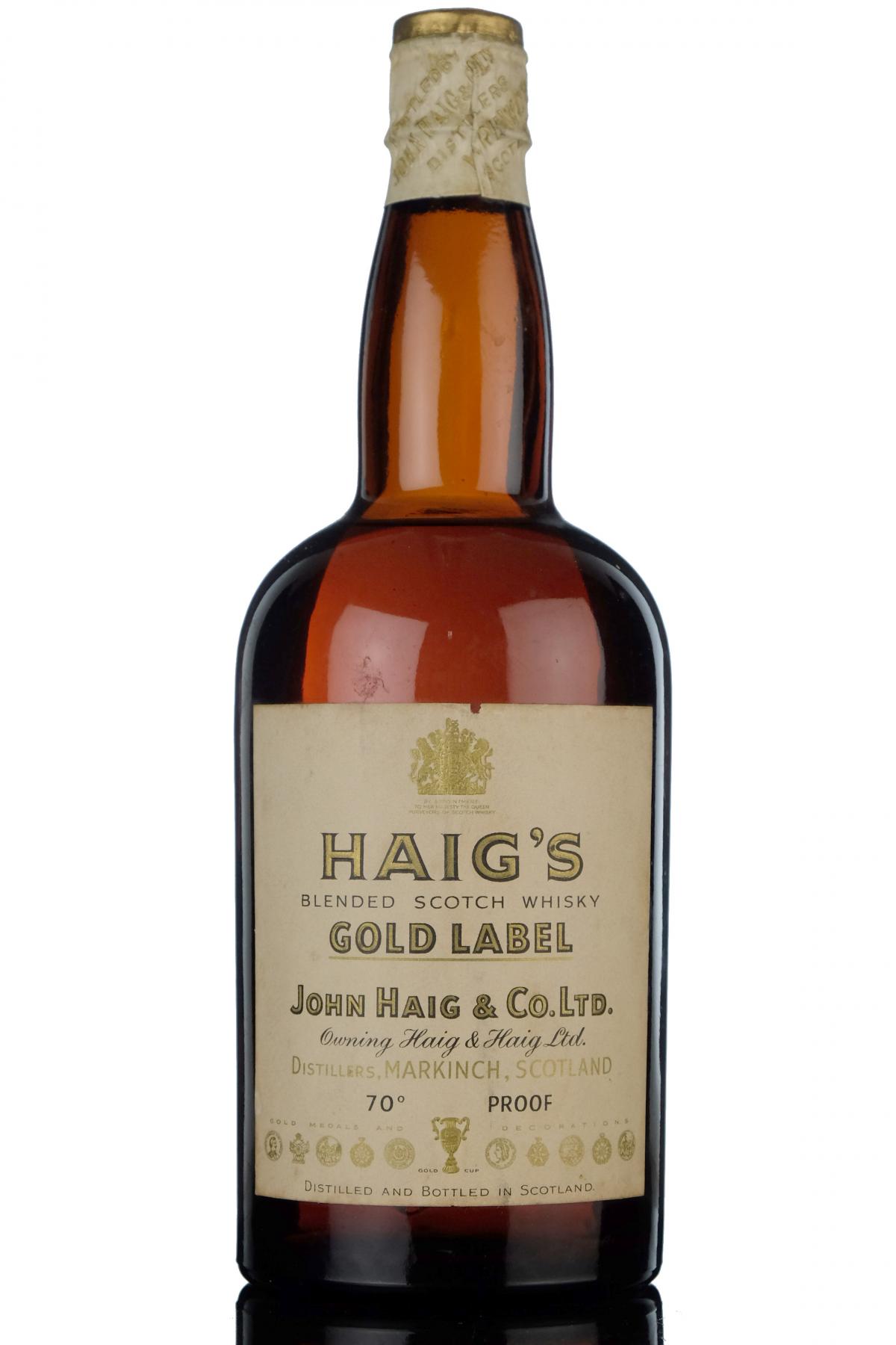 Haig Gold Label - 1950s